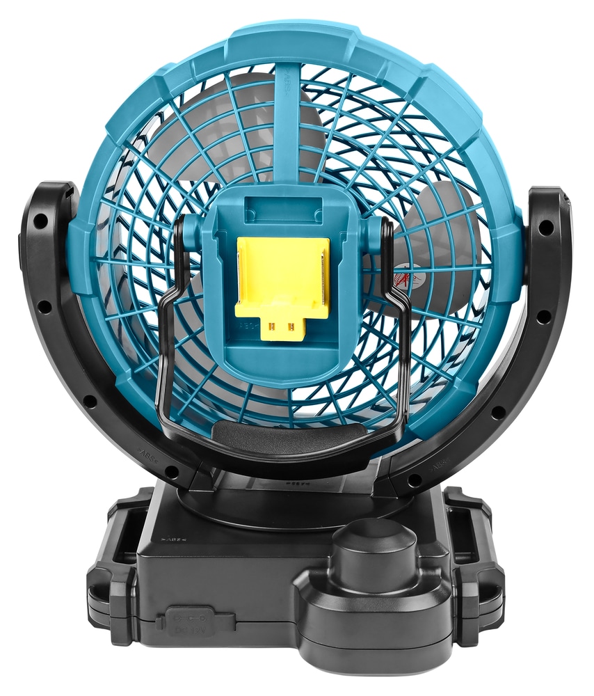 Makita Akku-Ventilator »»DCF102Z« 18V, 4,6 m³/min, 3,0 m/s, 3-stufig, ohne Akku und Ladegerät« kompakter, leistungsfähig, mit 3 Luftstromeinstellungen + Drehbewegung