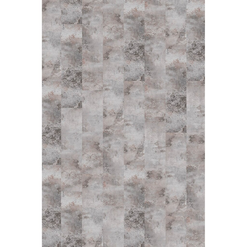 Infloor Teppichfliese »Velour Steinoptik Marmor grau«, rechteckig, 6 mm Höhe, 14 Stück, 4 m², 25 x 100 cm, selbsthaftend, für Stuhlrollen geeignet