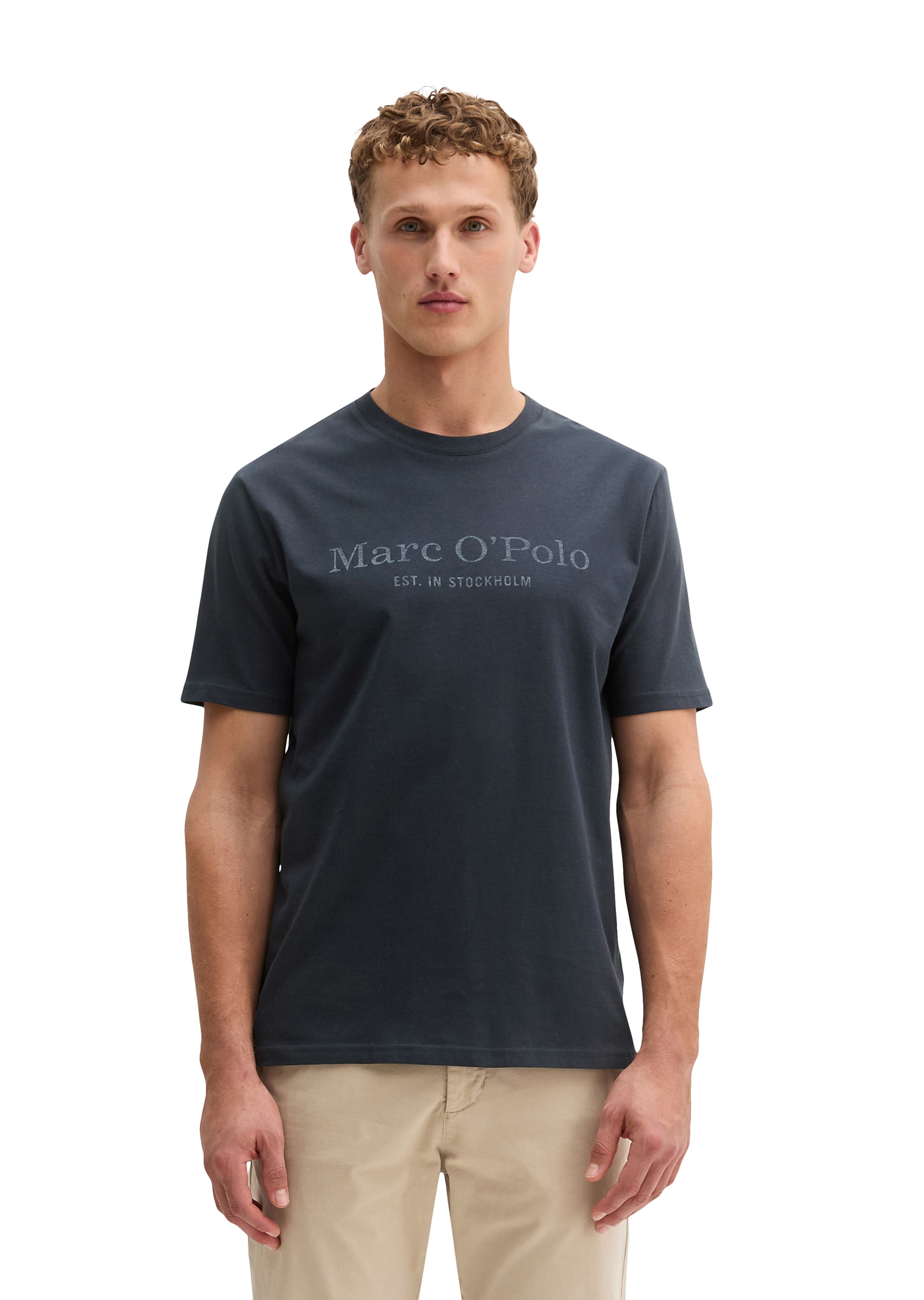 Marc O'Polo T-Shirt klassisches Logo-T-Shirt