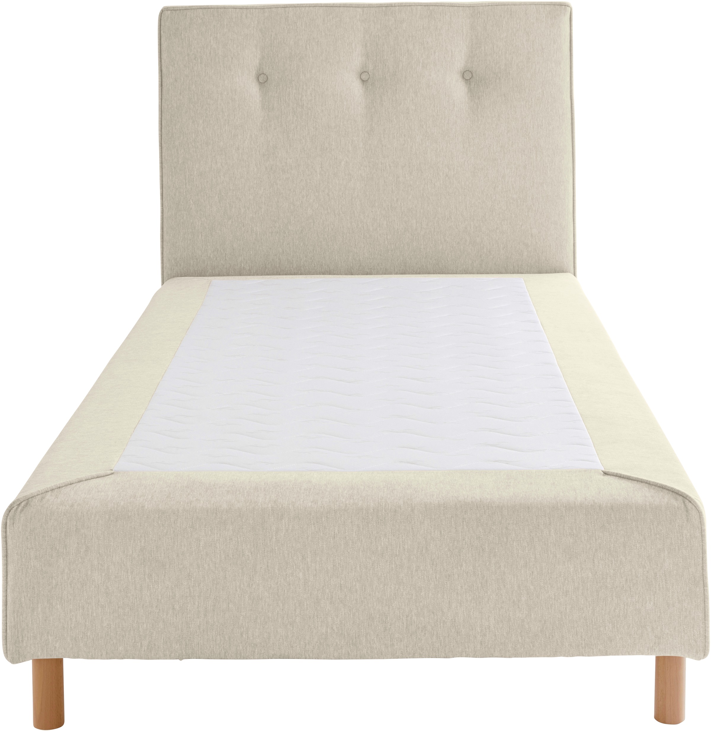 Home affaire Boxspringbett »Heimatblick 100x200cm beliebig erweiterbar zu Doppel- und Familienbett«, Einzelbett, Hotelbett erhältlich in H2,H3 & H4