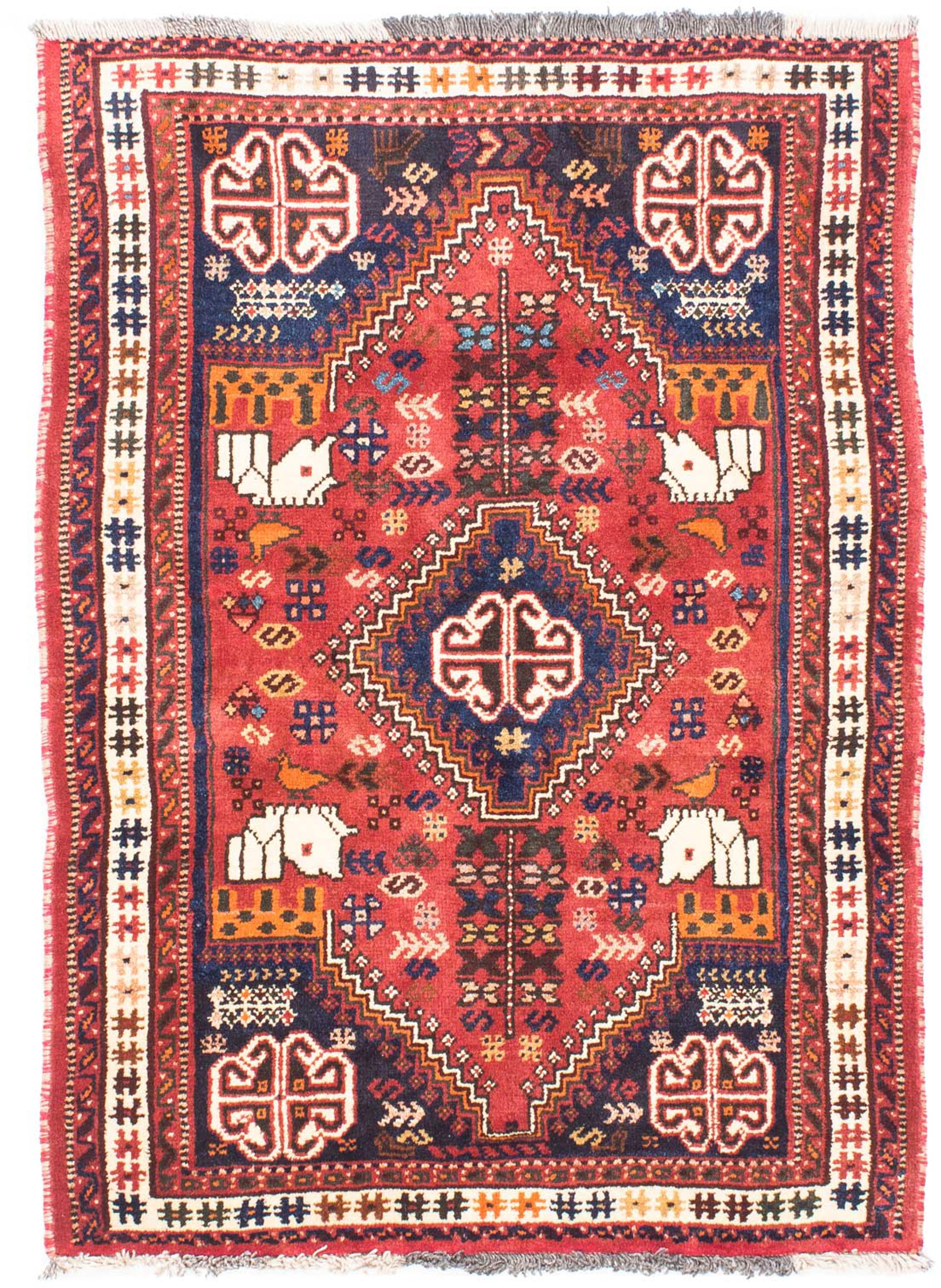 morgenland Orientteppich »Perser - Nomadic - 140 x 97 cm - rot«, rechteckig günstig online kaufen