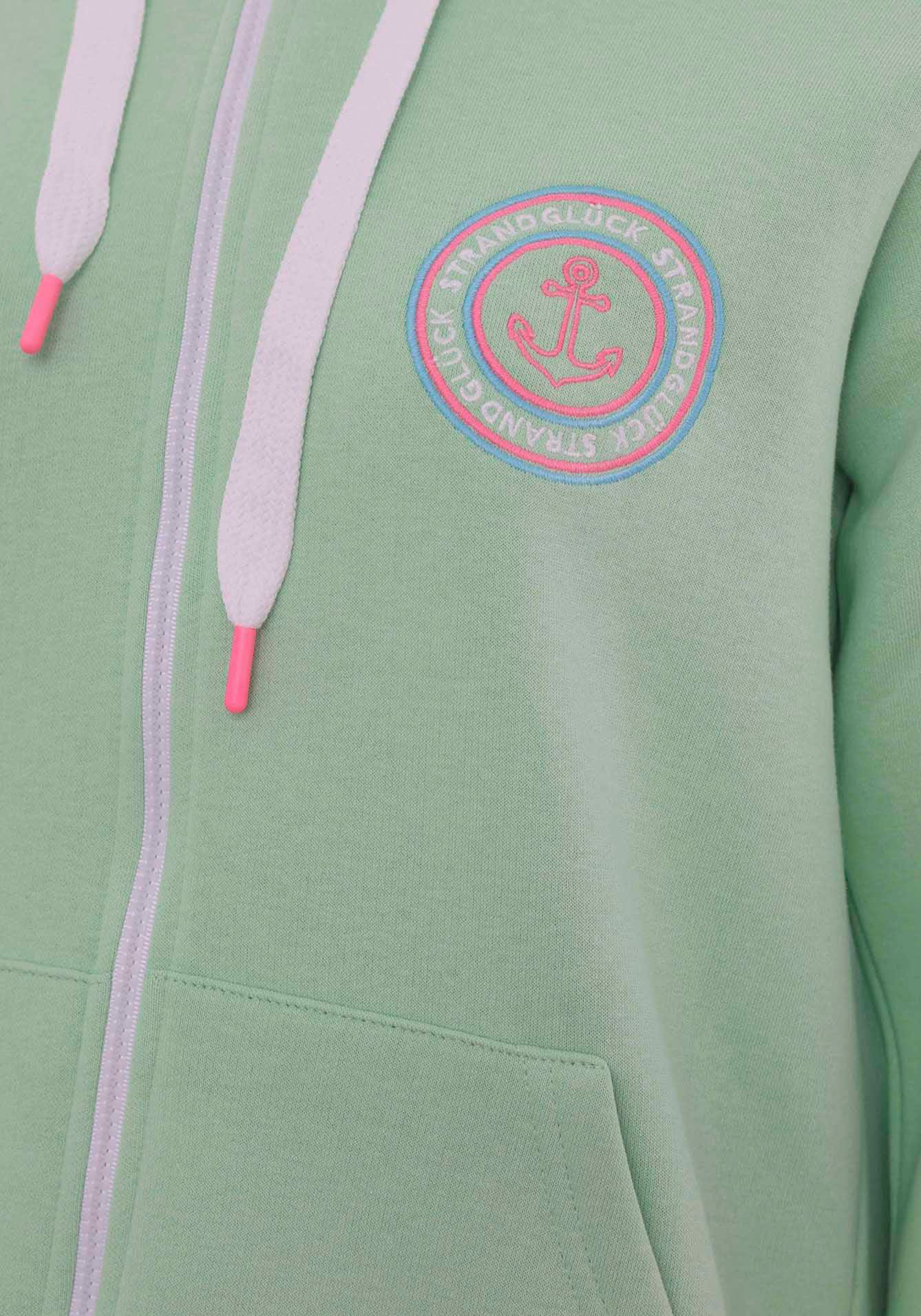 Zwillingsherz Kapuzensweatjacke