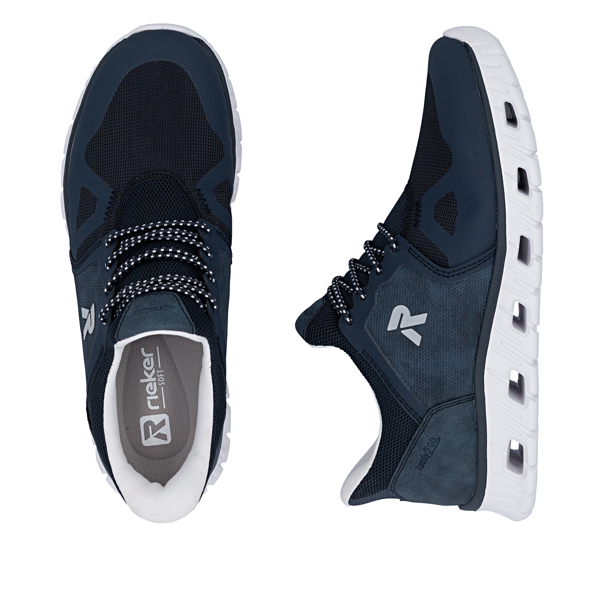 Rieker Slip-On Sneaker »Ready2GO«  Schlupfschuh, Freizeitsneaker mit Gummizug und weichem Schaftrand