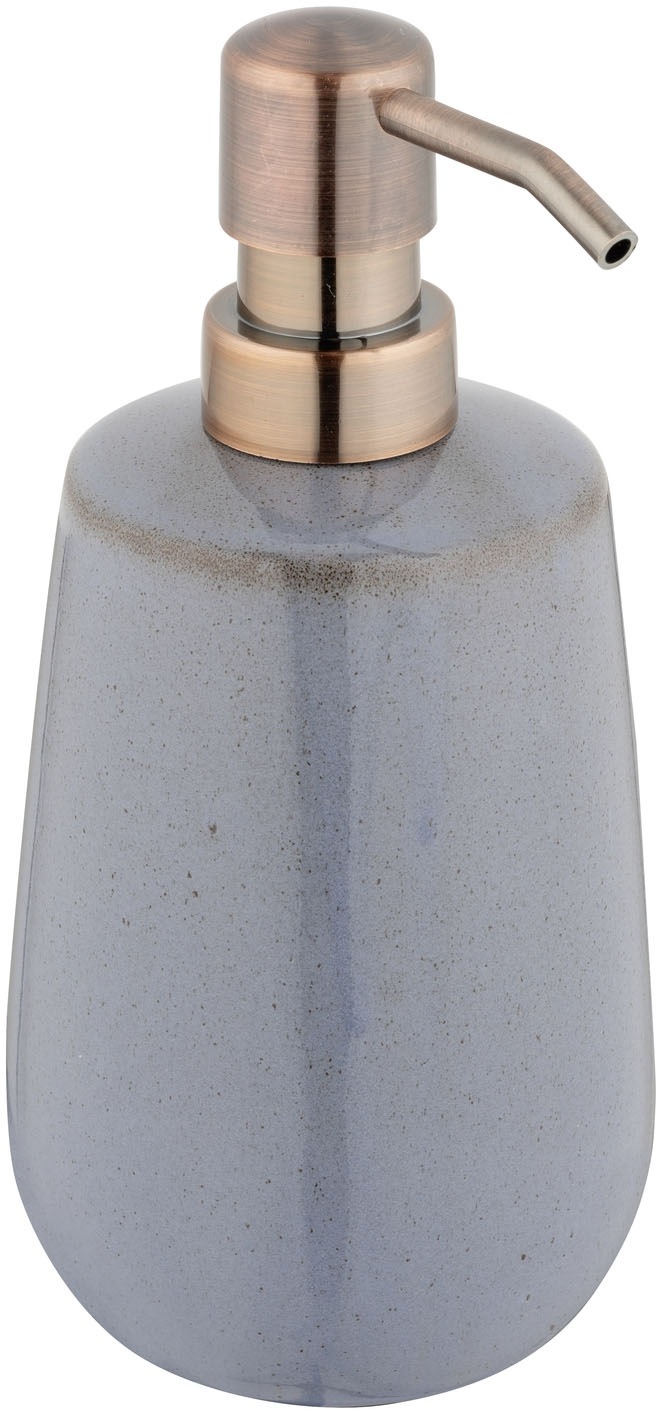 WENKO Badaccessoire-Set »Sirmione« Seifenspender und Zahnputzbecher, Keramik mit individueller Glasur