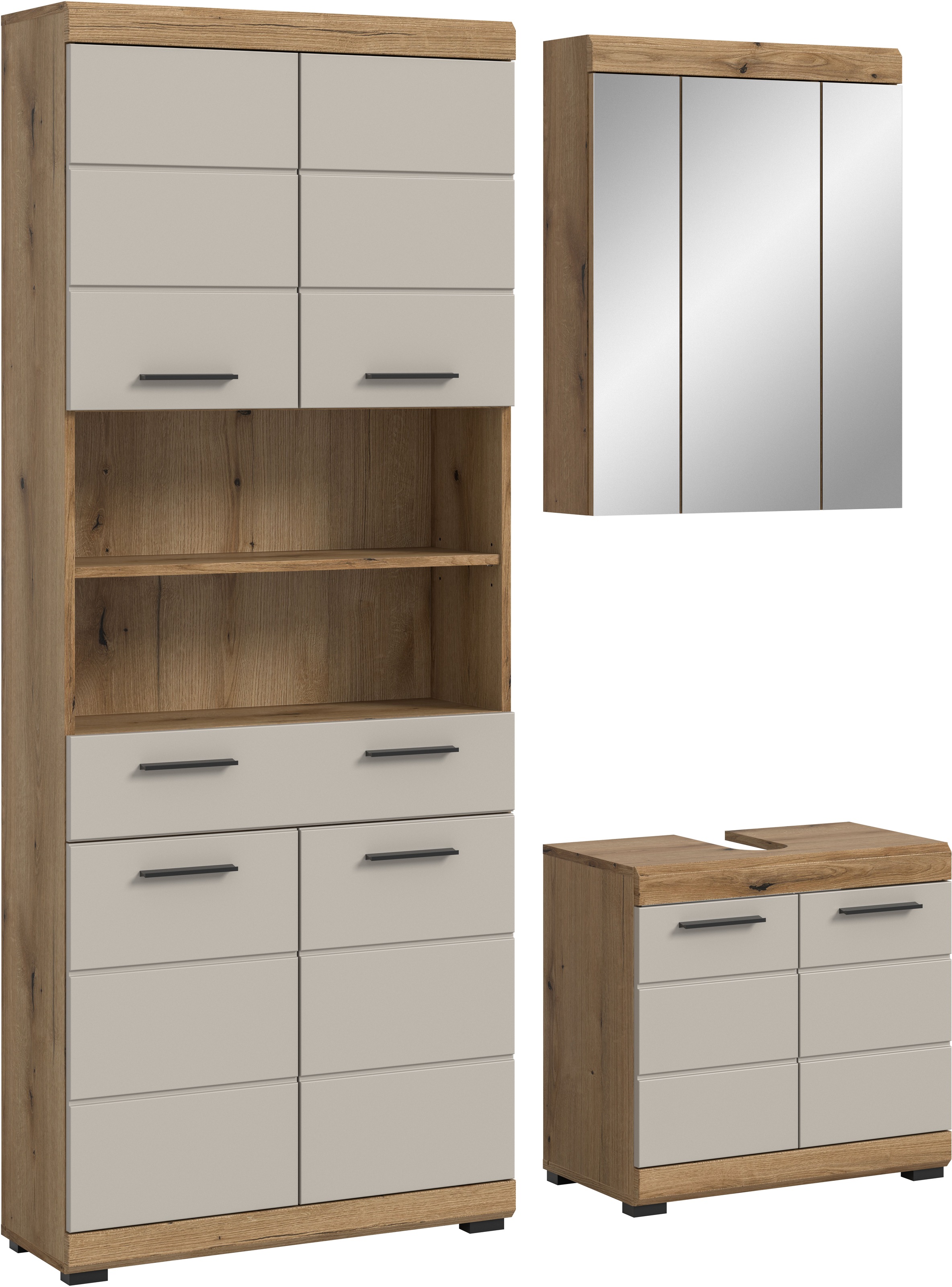 INOSIGN Badmöbel-Set »SIENA, TOPSELLER!, Breite 149cm, 3-teiliges Set« Set, günstig online kaufen