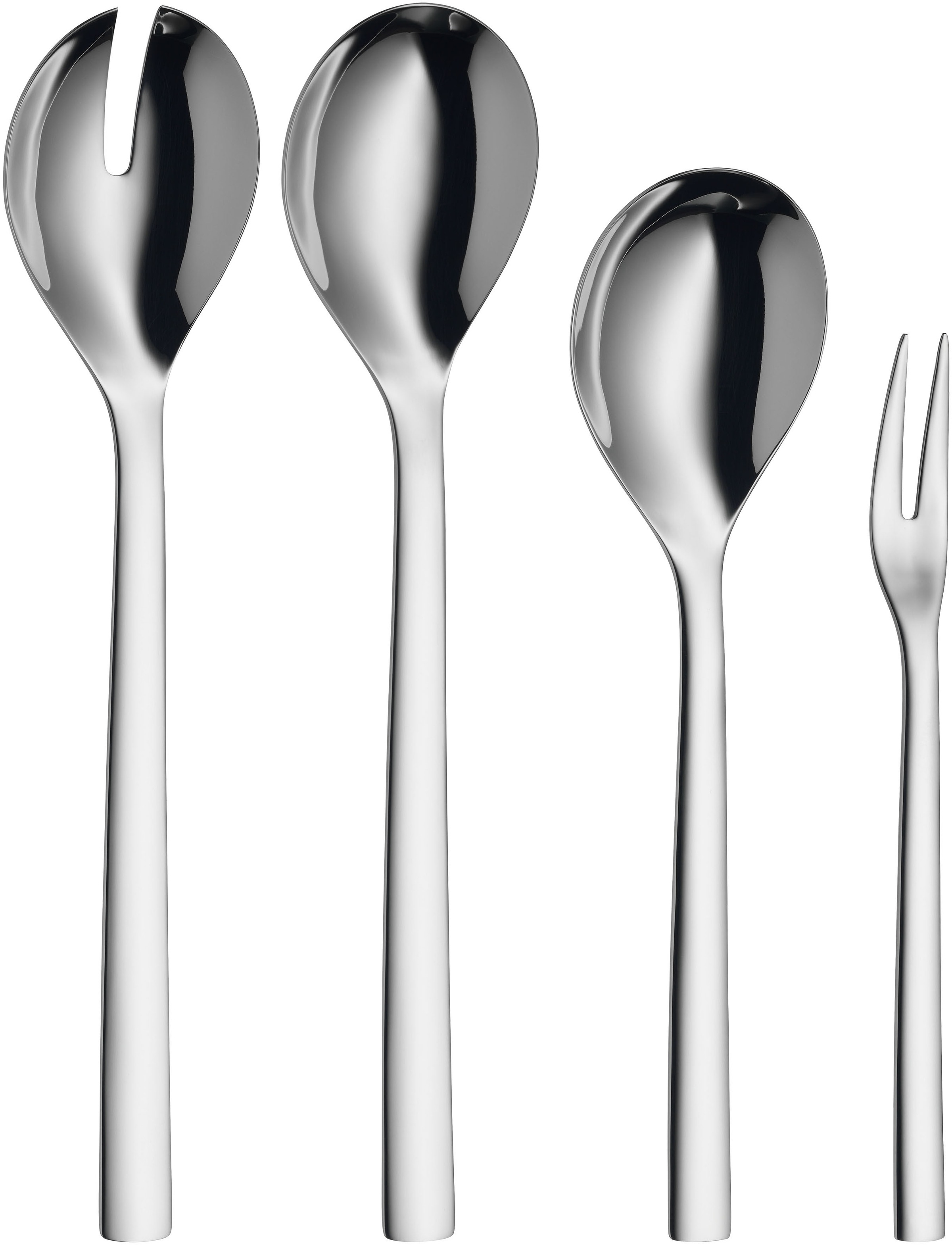WMF Salatbesteck »Nuova«, (Set, 4 tlg.), 2x Salatbesteck, Servierlöffel 25 günstig online kaufen