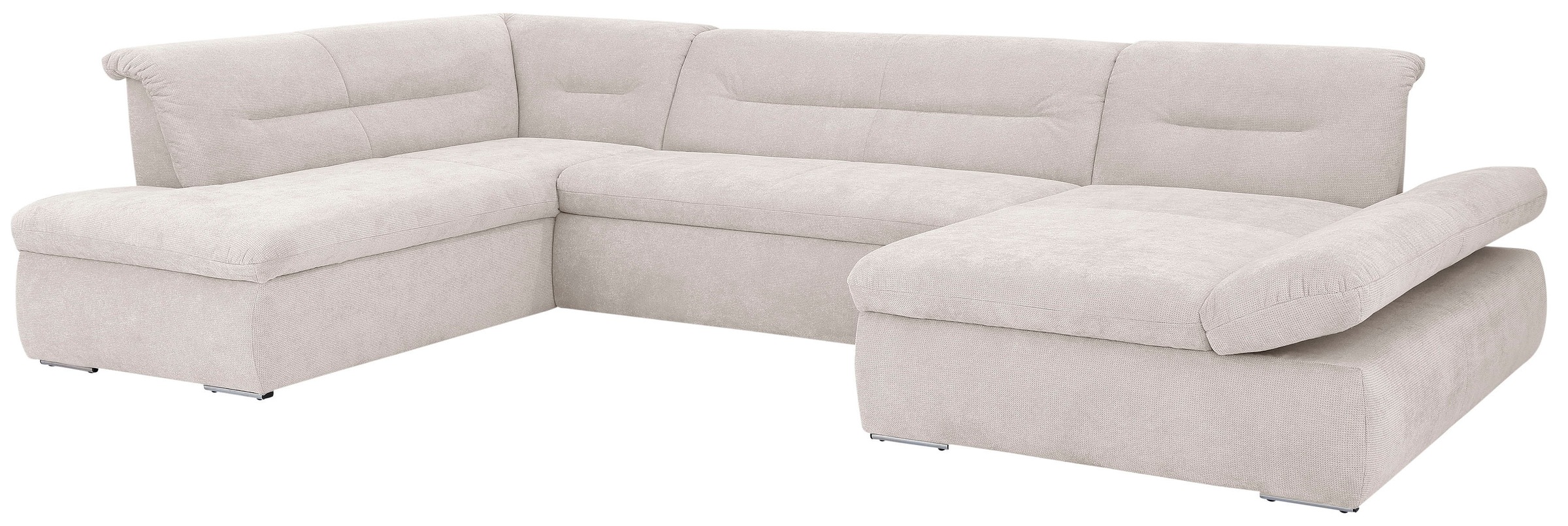 INOSIGN Wohnlandschaft »Avesa U-Form«, Wahlweise mit Armteilverstellung und Bettfunktion, B/T/H: 355/216/80cm