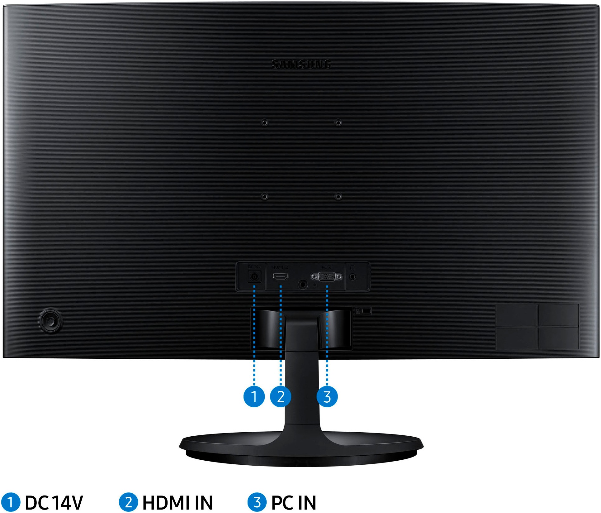 Samsung Curved-LED-Monitor »S24C364EAU«, 59 cm/24 Zoll, 1920 x 1080 px, Full HD, 4 ms Reaktionszeit, 75 Hz