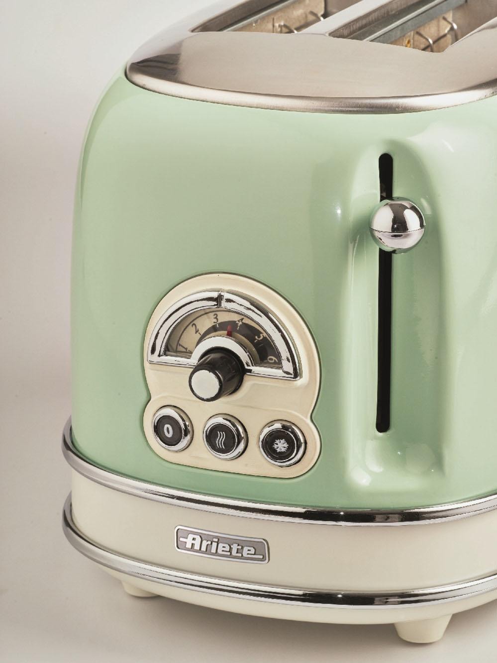 Ariete Toaster »Vintage«, 2 kurze Schlitze, für 2 Scheiben, 810 W