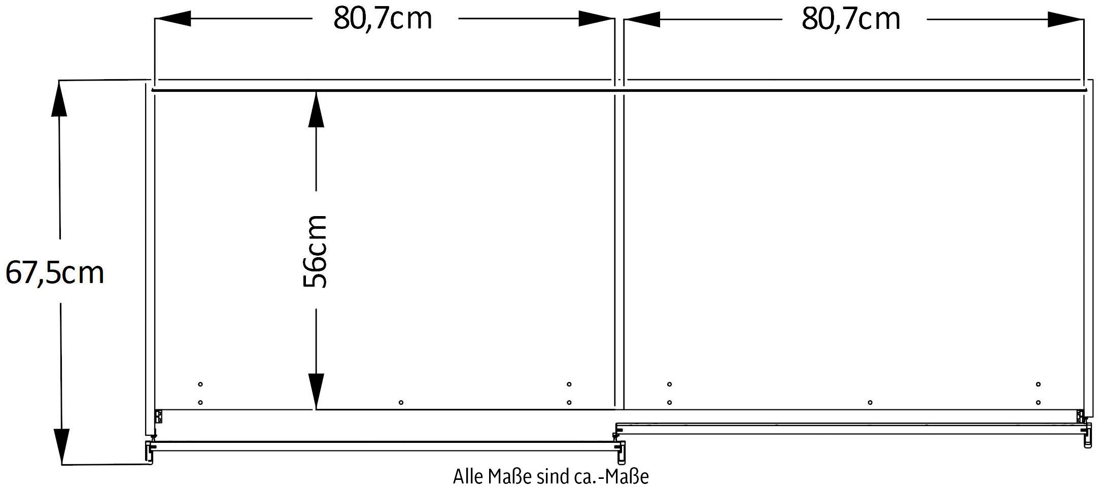 STAUD Schwebetürenschrank »Sinfonie Plus, edles Design in hochwertiger Qualität, Made in Germany« Mit vier verschiedenen Ausstattungsvarianten