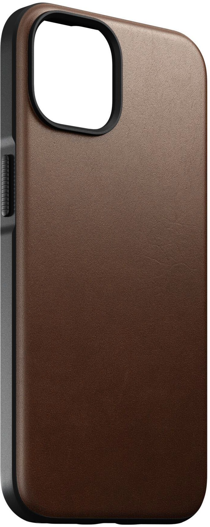 Nomad Handyhülle »Modern Leather Case iPhone 14«, iPhone 14, Polycarbonat und hochwertigem Echtleder