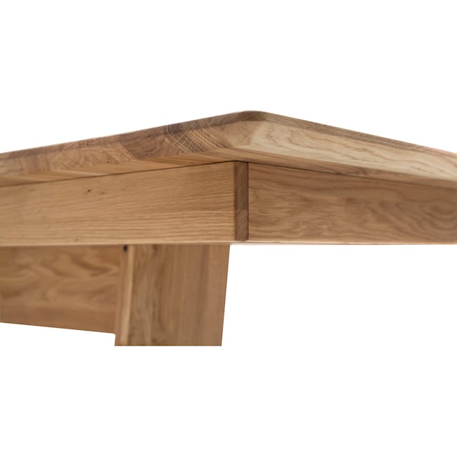 MCA furniture Esstisch »Cuba«, Esstisch Massivholz ausziehbar, Tischplatte  mit Synchronauszug auf Rechnung kaufen