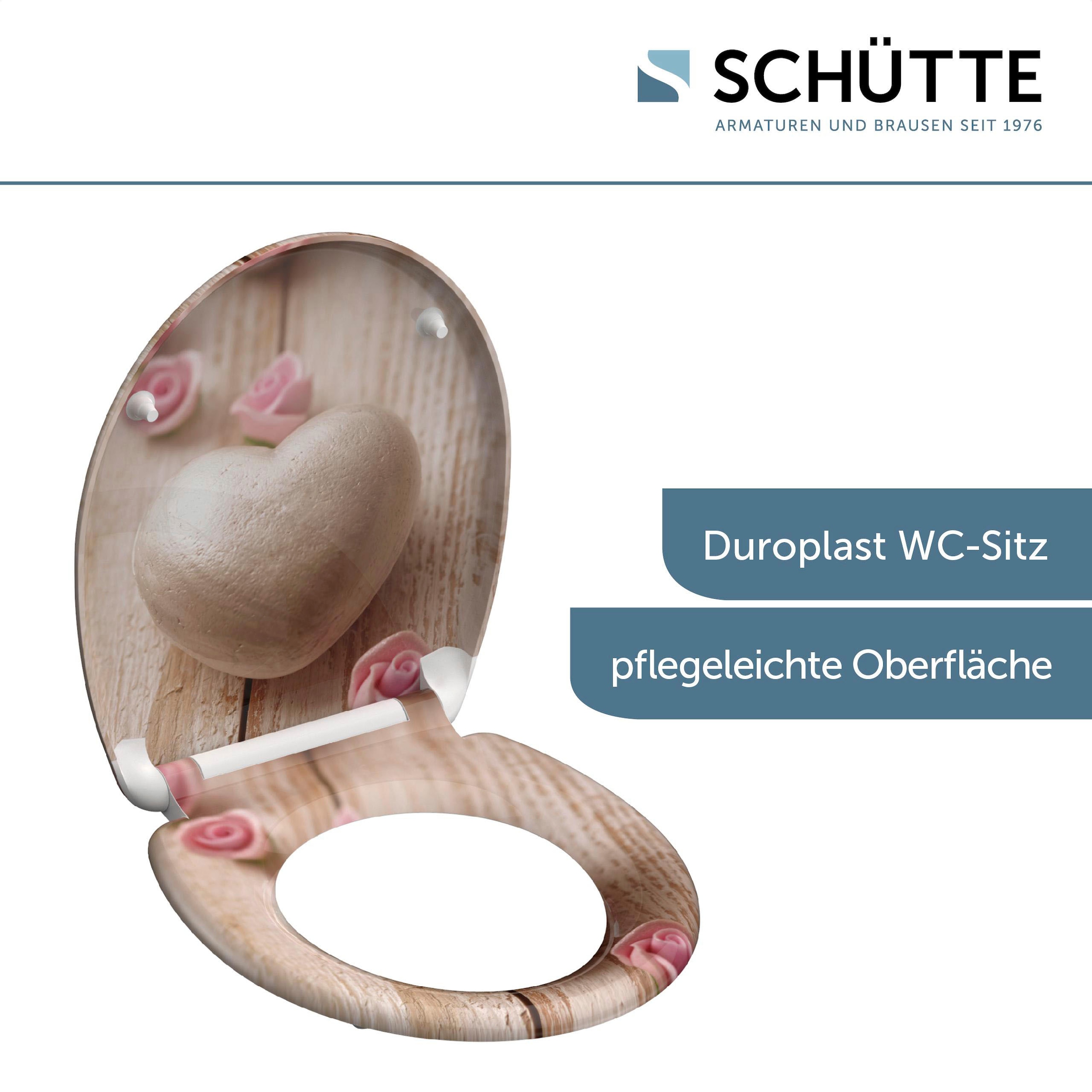 Schütte WC-Sitz »Romantik«, Duroplast, mit Absenkautomatik und Schnellverschluss