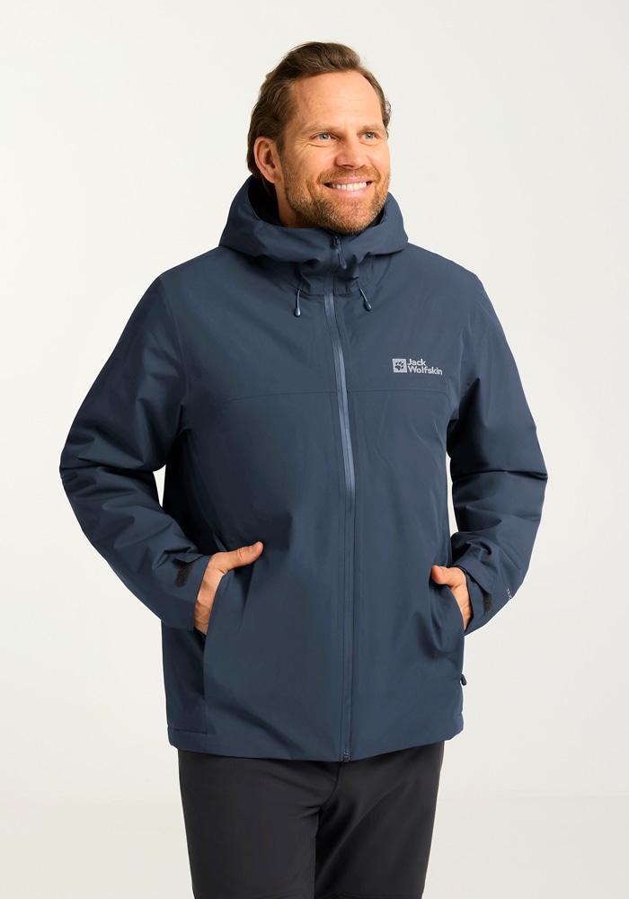 Jack Wolfskin Outdoorjacke »WISPER INS JKT M« mit Kapuze