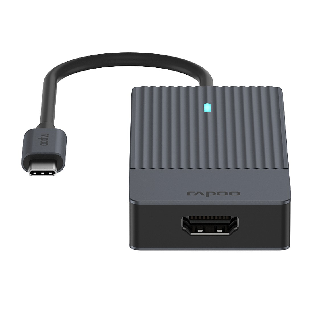 Rapoo USB-Adapter »UCM-2001 USB-C Multiport Adapter, 4in1, Grau« USB-C zu HDMI | USB 3.0 Typ A 15 cm
