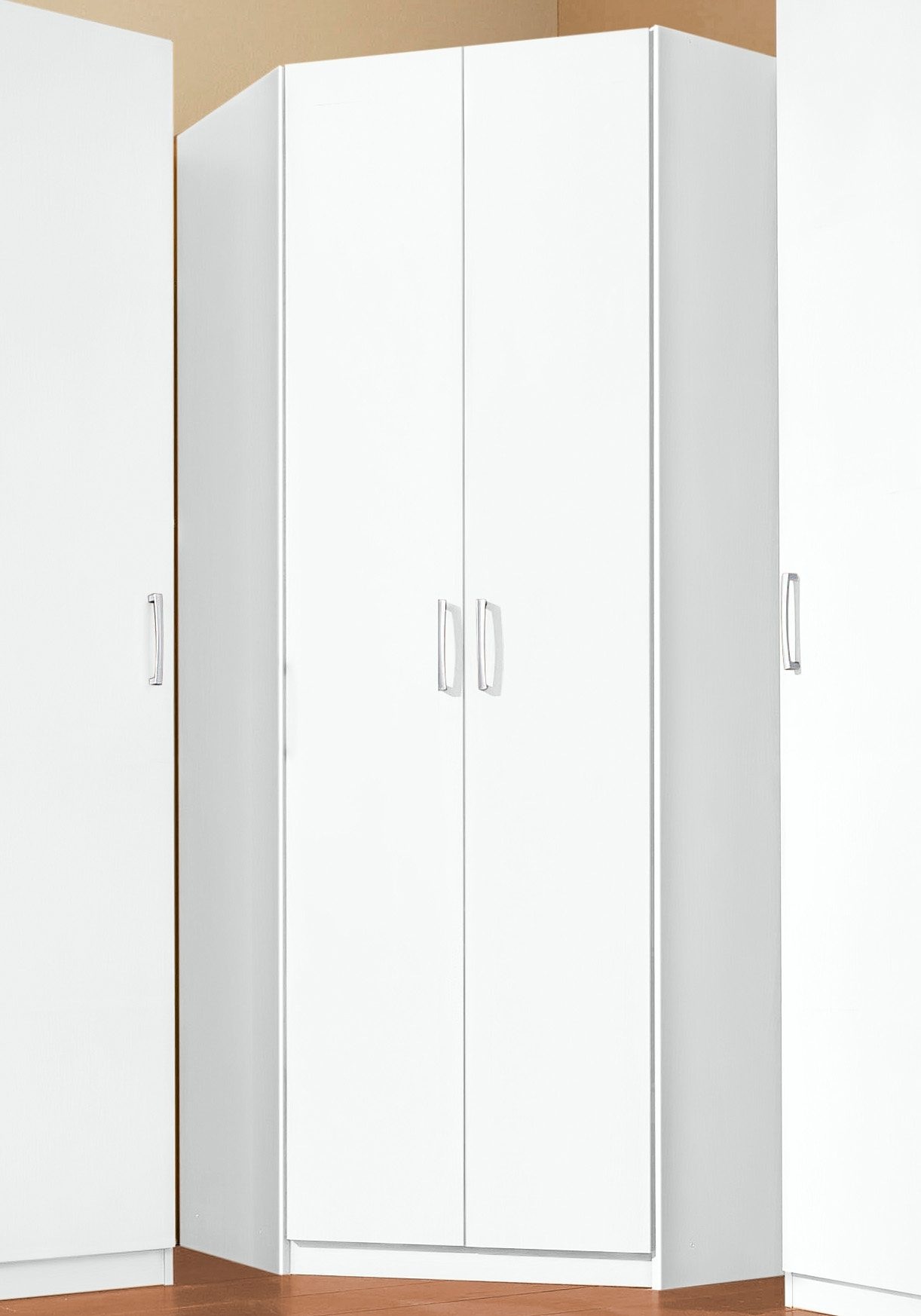 priess Eckkleiderschrank "Bilbao" mit 3 verschiedenen Fronten günstig online kaufen