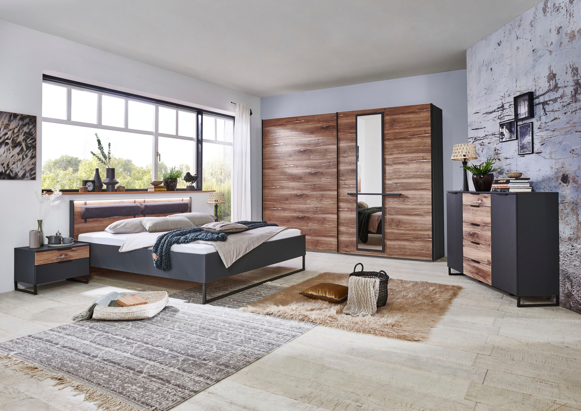 Wimex Bettgestell »Winnipeg by fresh to go«, mit Kopfteilpolster