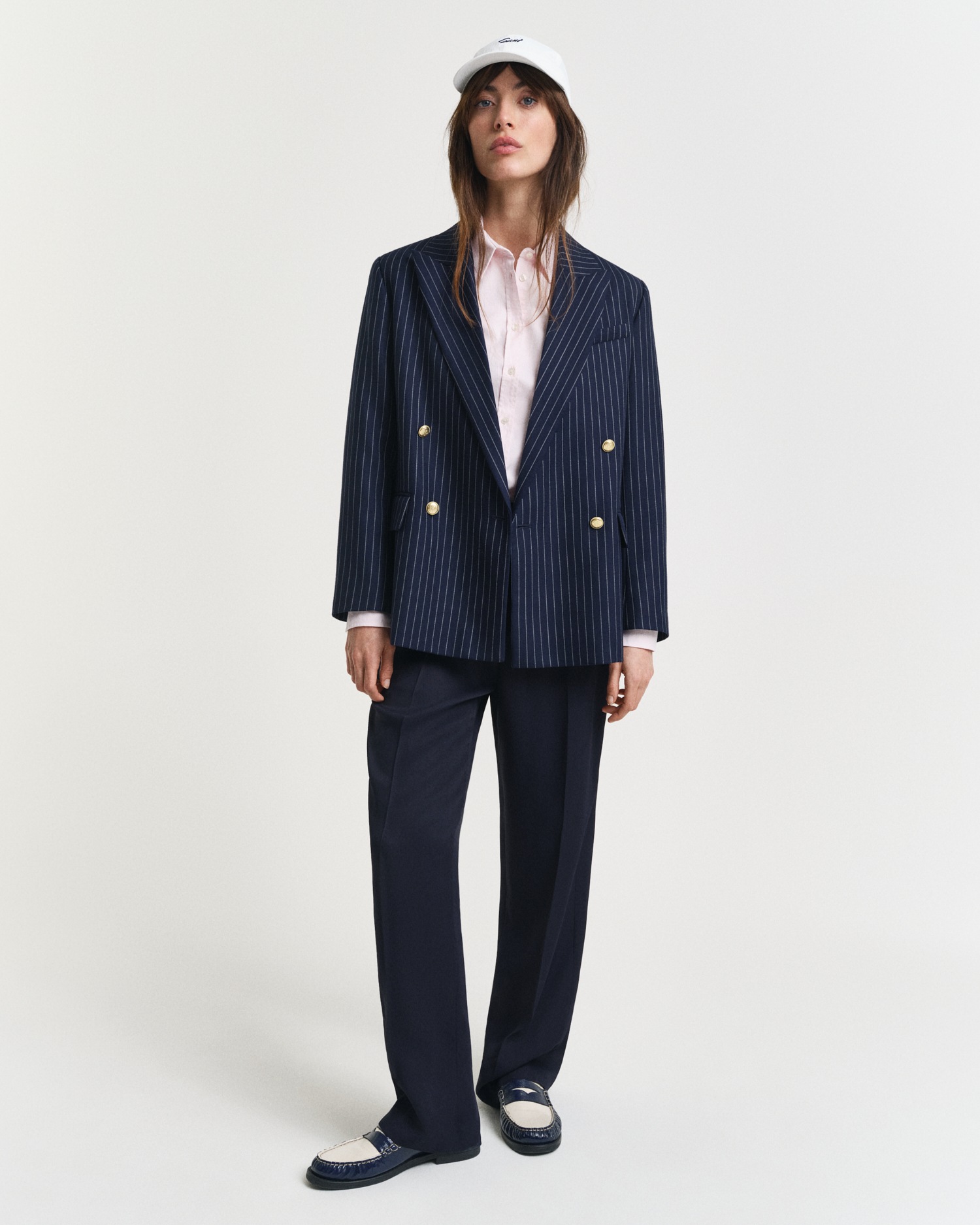 Gant Langarmbluse »New Slim Stretch Oxford Blouse« für bequemen Sitz u. Bewegungsfreiheit, New Slim Stretch, bügelfrei