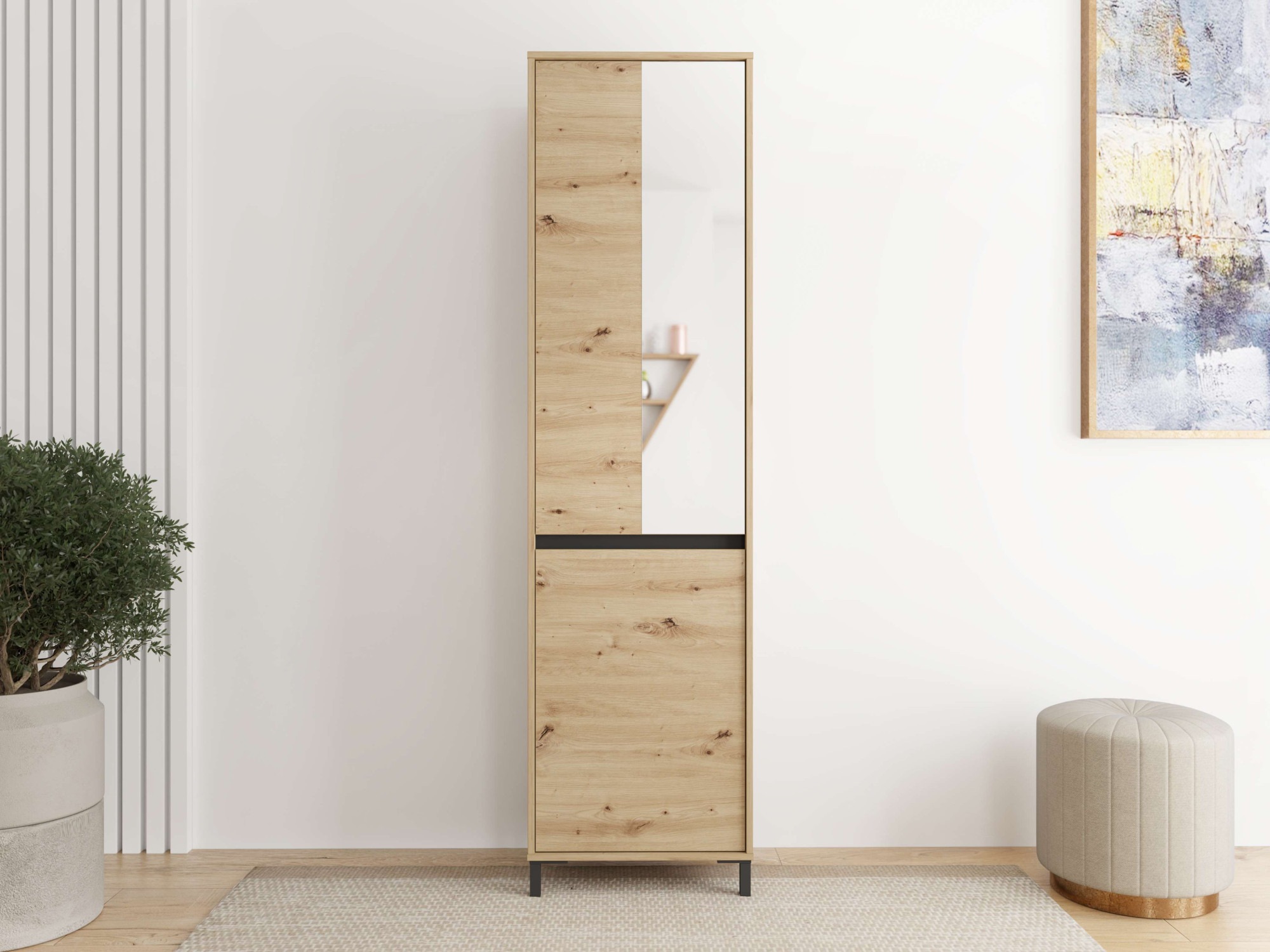 Home affaire Garderobenschrank »Arran, Stauraumschrank, Flurschrank, auszie günstig online kaufen