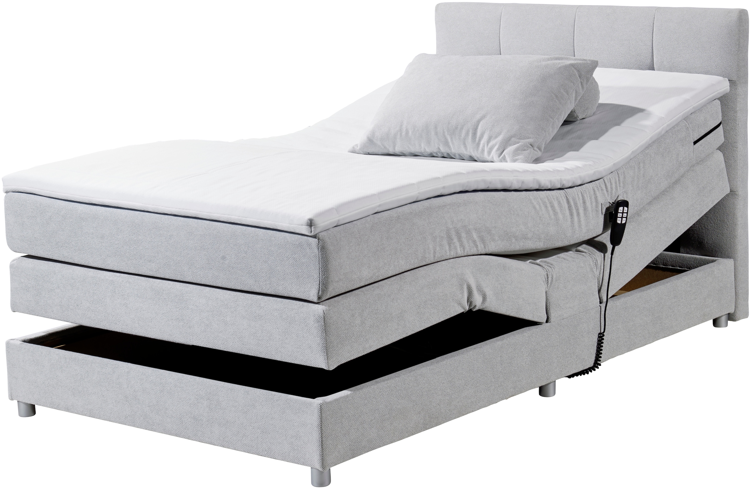 ED EXCITING DESIGN Boxspringbett »Toulouse B«, inkl. Motor