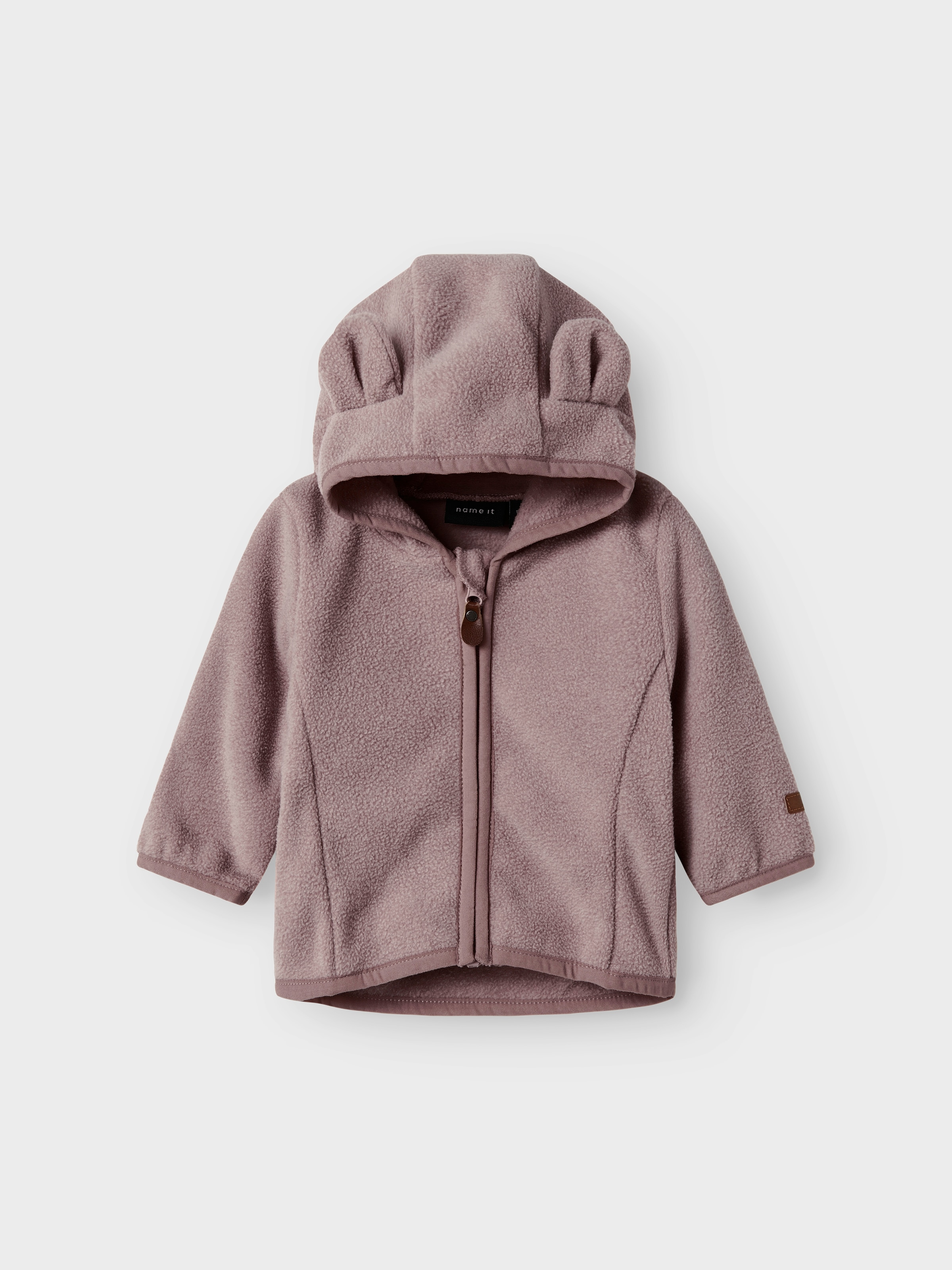 Name It Kapuzenfleecejacke »NBNMEEKO FLEECE JACKET MELANGE«, mit Kapuze