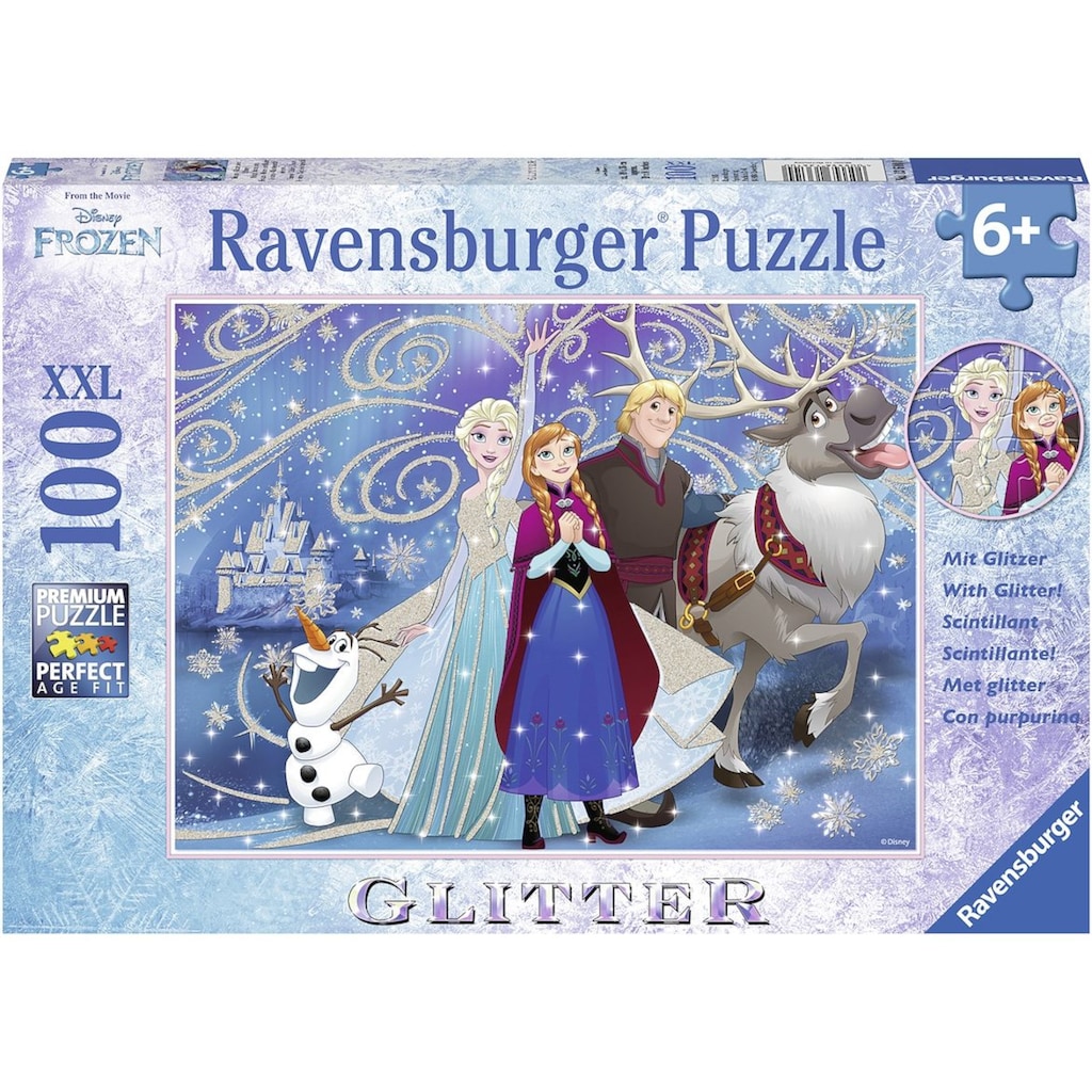 Ravensburger Puzzle »Disney Frozen, glitzernder Schnee«
