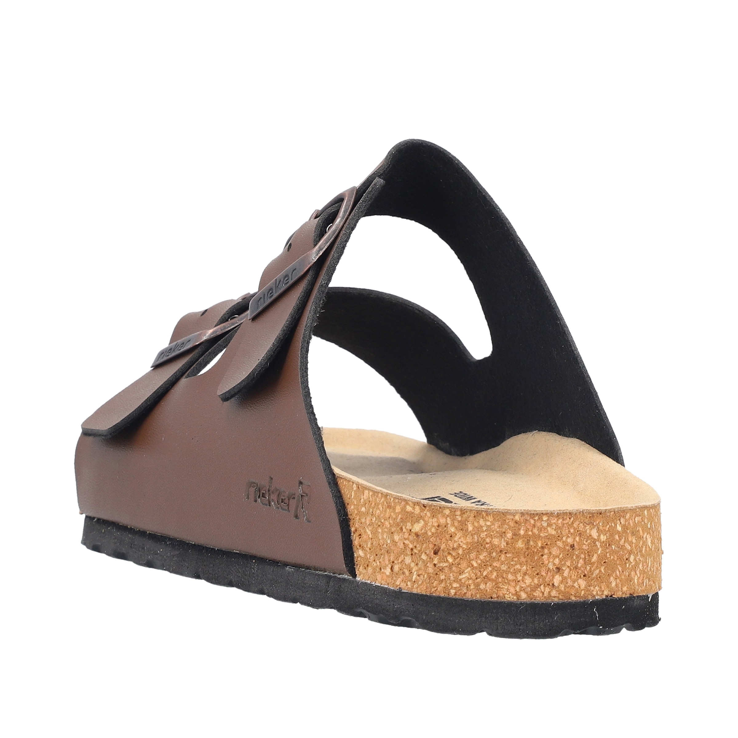 Rieker Pantolette  Sommerschuh, Schlappen, Hausschuh, mit zwei Schnallenverschlüssen