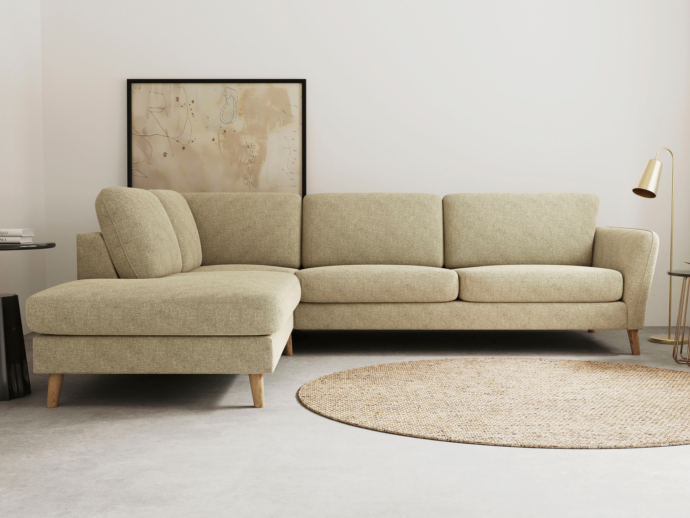 Home affaire Ecksofa »MARSEILLE 278/202 cm, L-Form, Ottom. rechts/links, ve günstig online kaufen