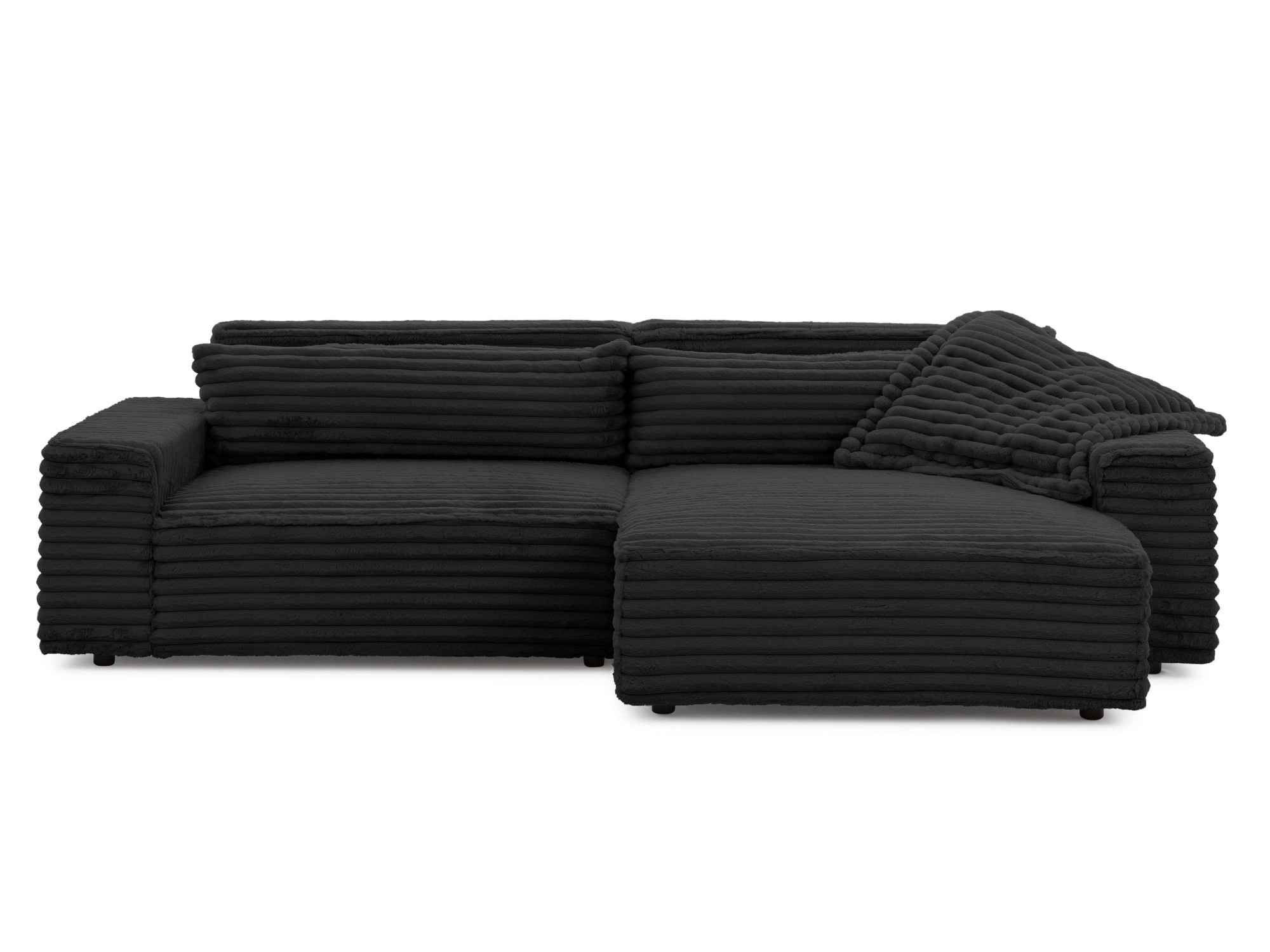 OTTO home Ecksofa »KINLEE Design-Sofa mit Recamiere rechts/links, Maße B/T/ günstig online kaufen