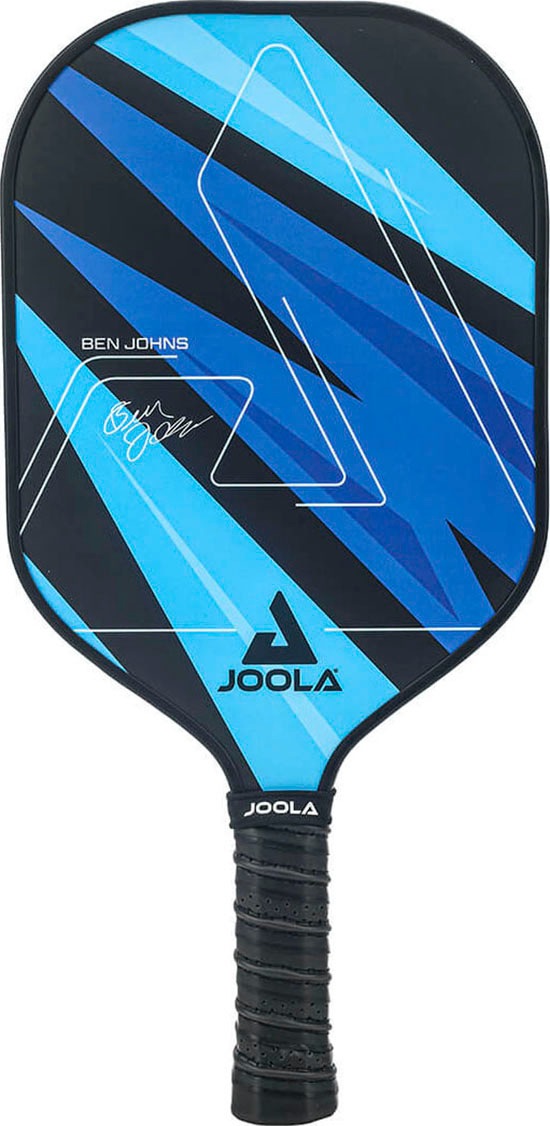 Joola Pickleballschläger »Ben Johns Blue Lightning Pickleball Set«, (Set, 7 tlg.), Inklusive 2 Schläger, 4 Bällen und Tasche, ideal für Freizeitspieler