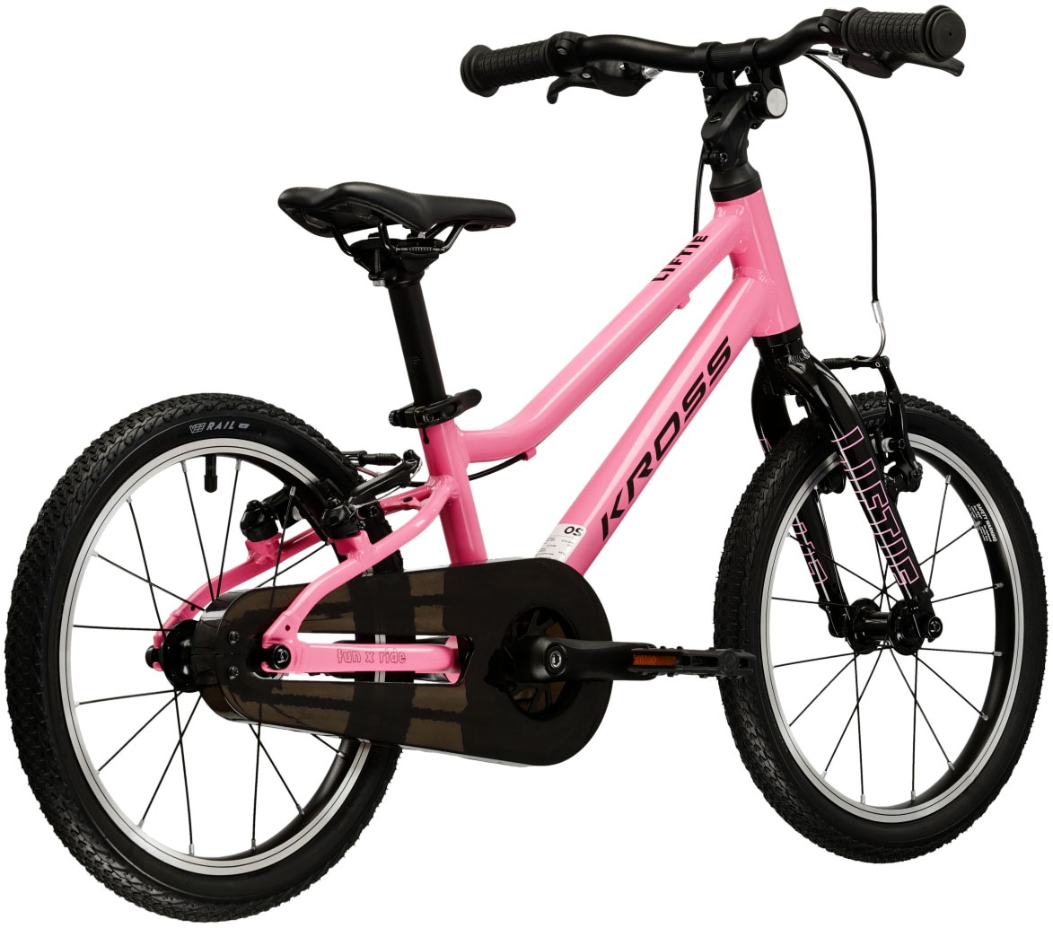Kross Kinderfahrrad »KROSS Kinderrad Lightweight Liftie 16" rosa«, 1 Gang, ohne Schaltung