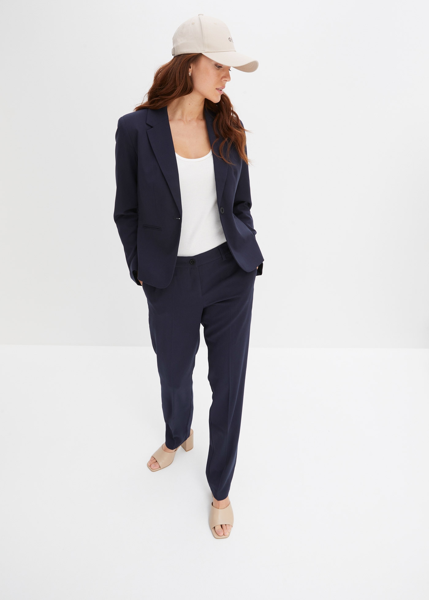 bonprix Jackenblazer »Blazer« festlicher Stil, schmale Passform, mit Paspeltaschen