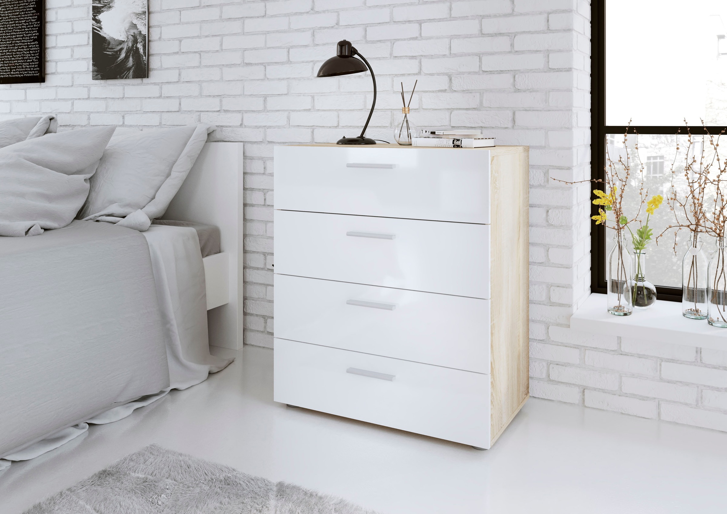 INOSIGN Kommode »Pepe Schubkastenkommode«, Sideboard mit vielen Stauraummöglichkeiten, Breite 70 cm