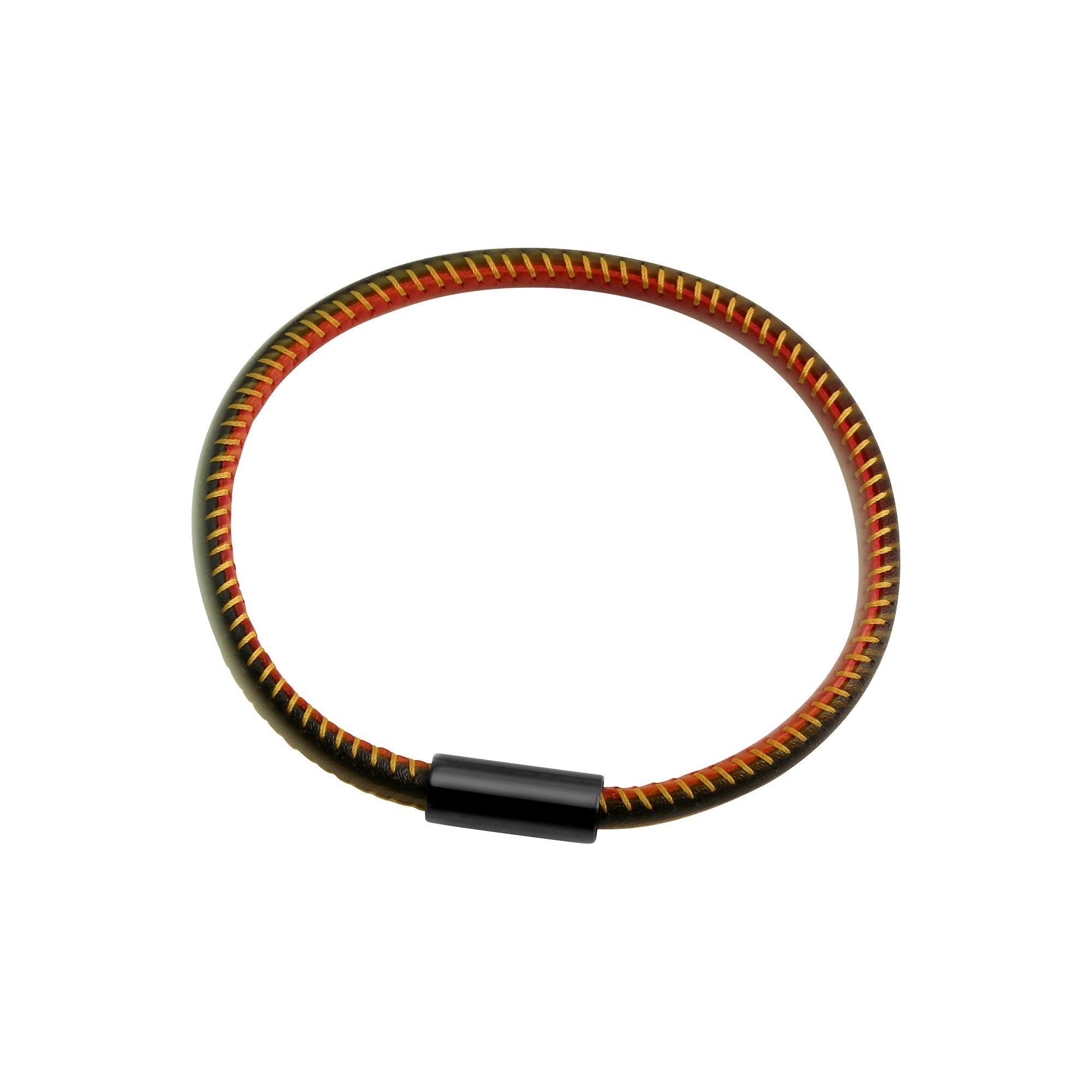 Zeeme Armband »echt Leder mit Deutschland-Farben 19cm«