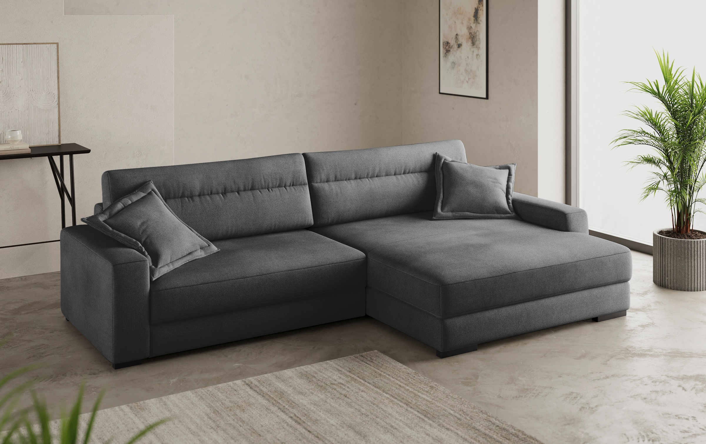 Mr. Couch Ecksofa »Marcello L-Form«, inklusive EasyBett und Bettkasten günstig online kaufen