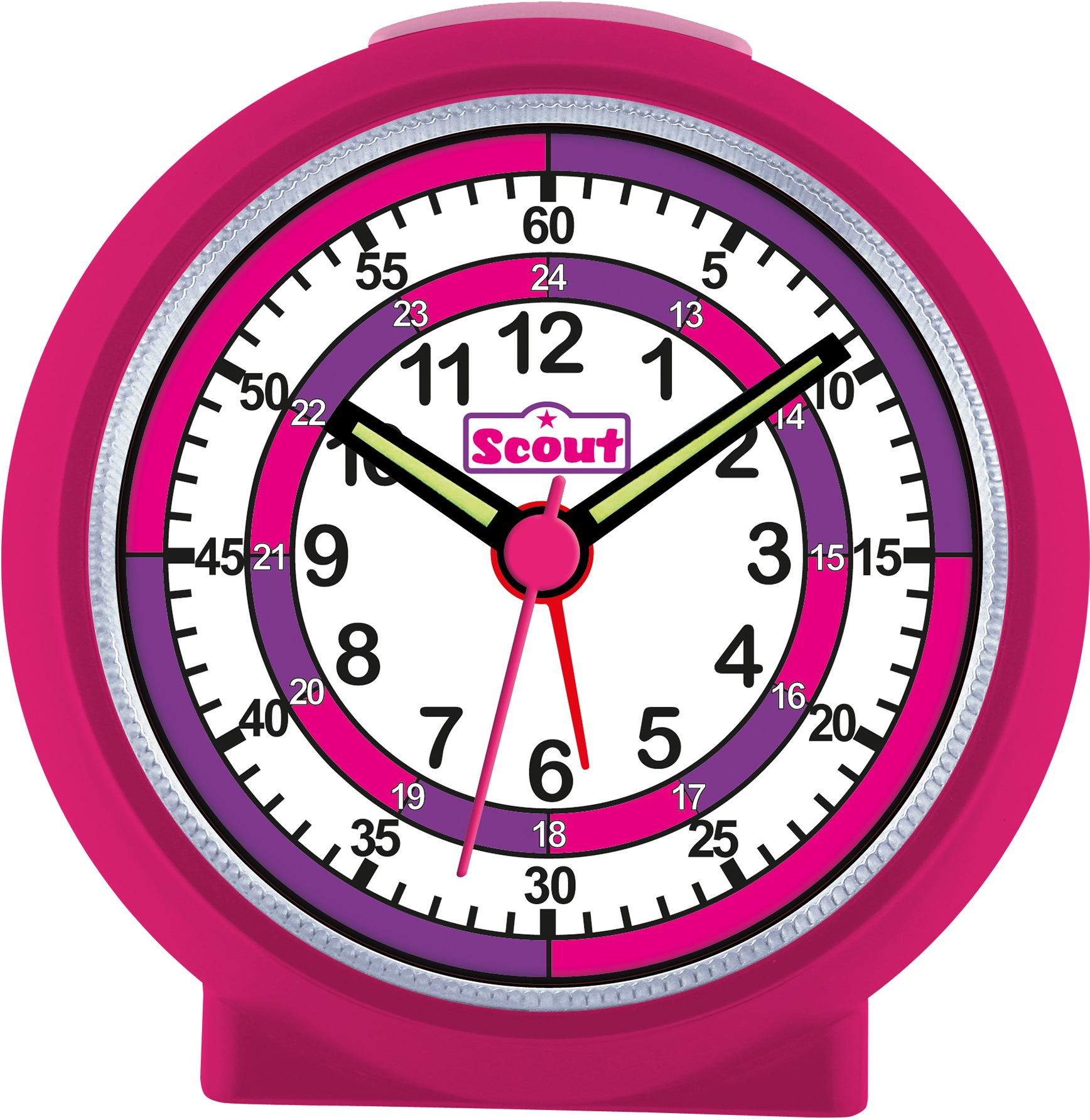 Scout Quarzwecker »LearnTheTime, 280001015«, Lernwecker, Geschenkidee, Mädchen, Jungen, Kinderzimmer, Schulanfang