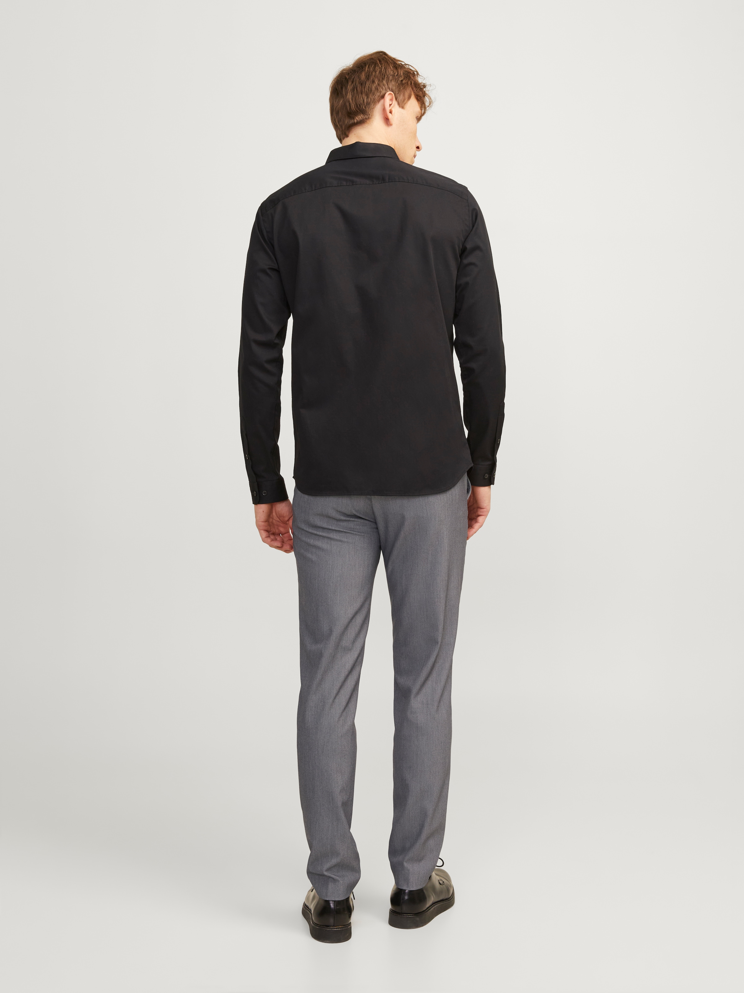 Jack & Jones Anzughose »JPRFRANCO  Hose mit schmalem Bein und cleanem Look«  meliert, modisch, slim fit, Kunstfaser