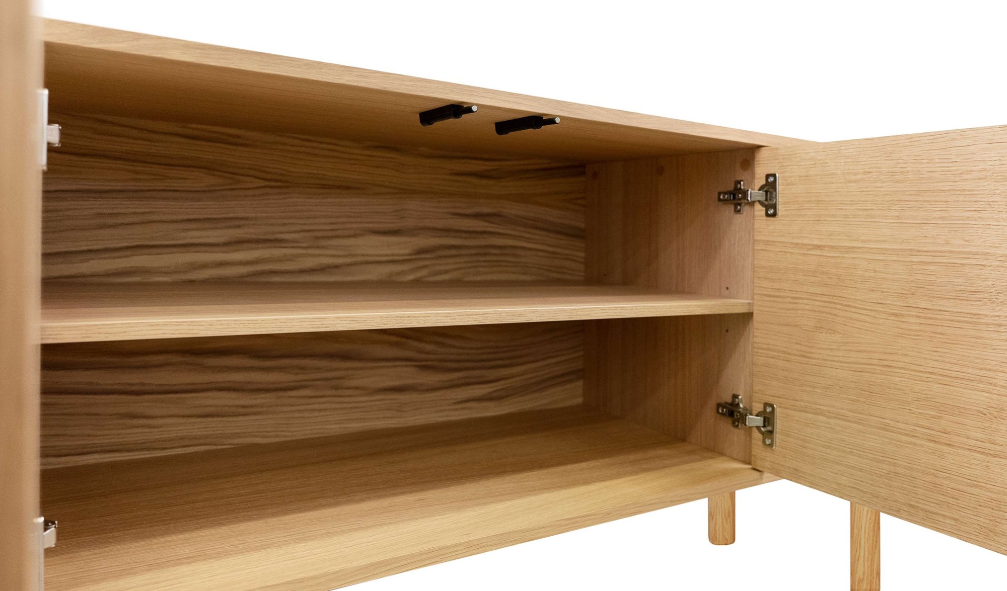 Woodman Sideboard »Shift«, mit Echtholzfurnier aus Eiche, Breite 189 cm, mit Push-to-Open