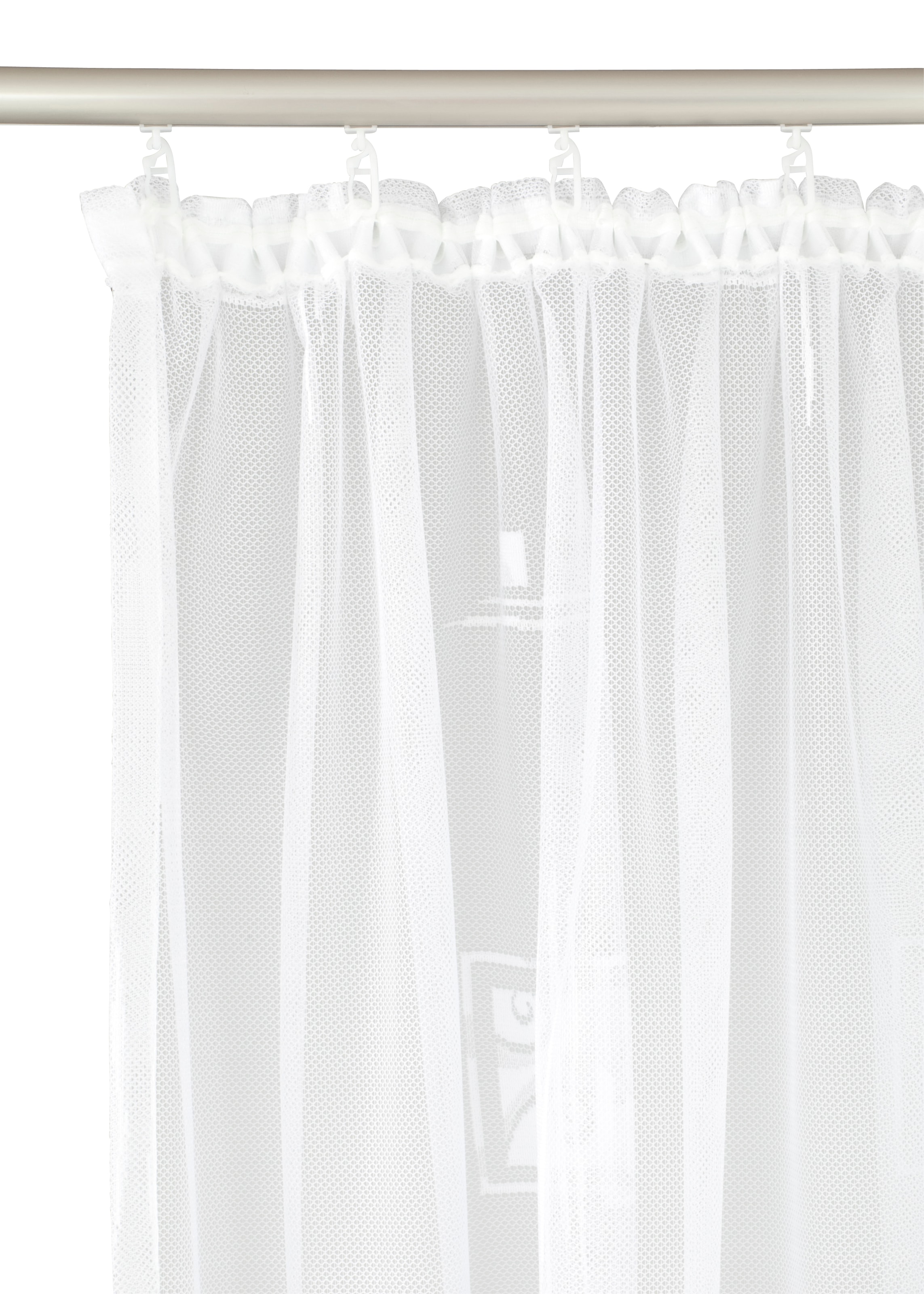 Weckbrodt Gardine »Alexa«, (1 St.), Jacquard, strukturiert,halbtransparent, Allover,Motiv, nach Maß, Store