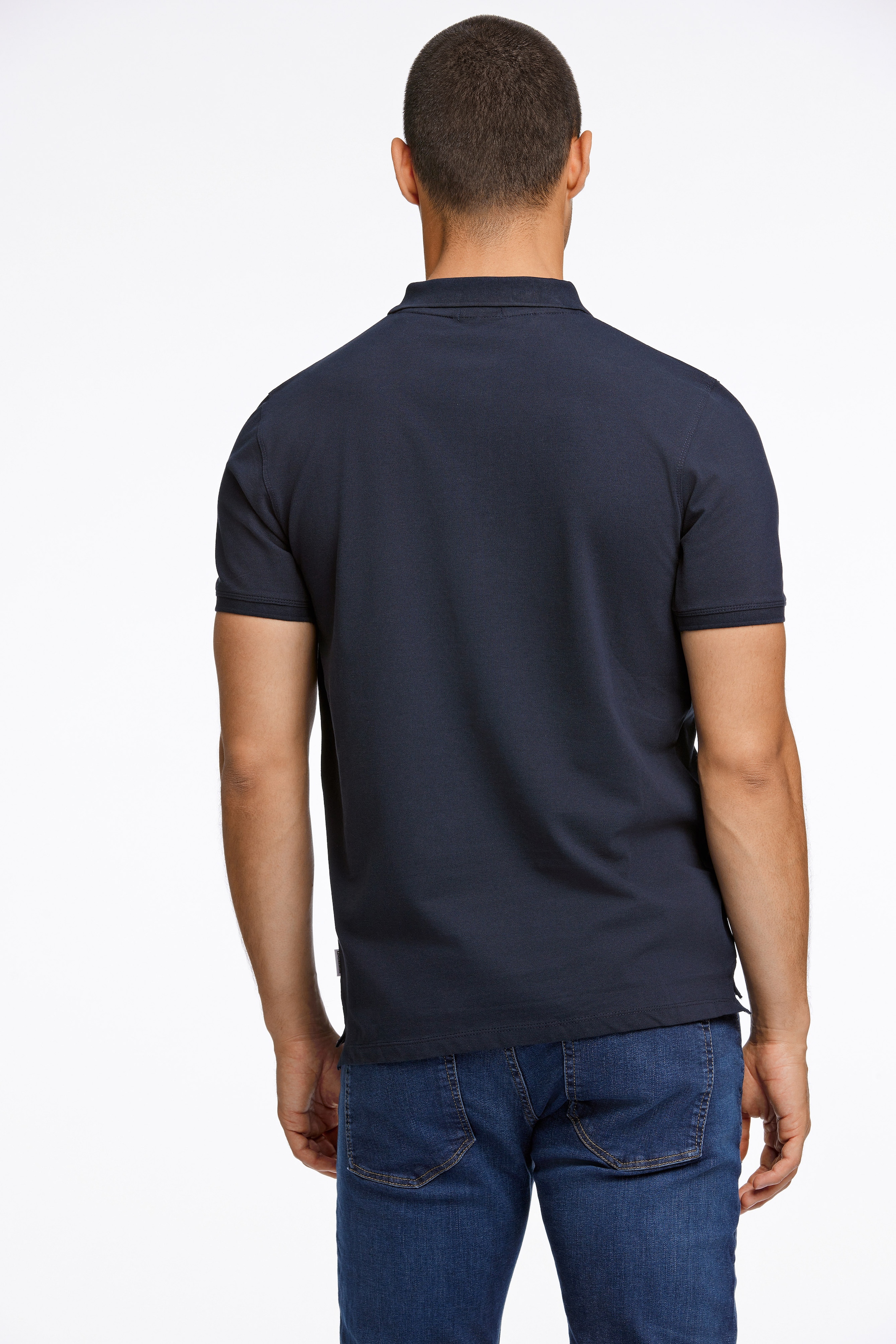 LINDBERGH Poloshirt mit Logostickerei