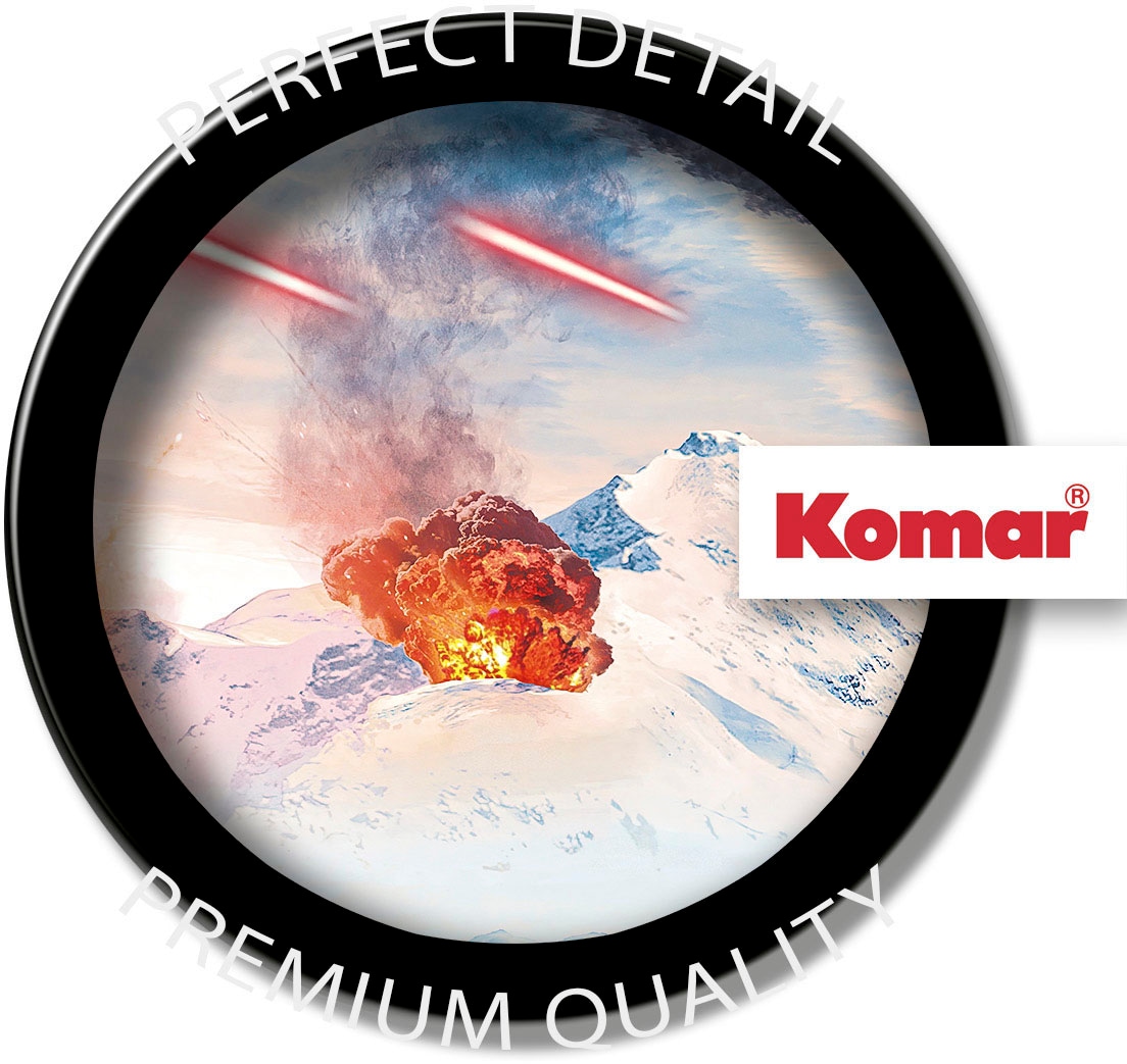 Komar Fototapete »Digitaldruck Vlies - Star Wars Hoth Showdown - Größe 400 x 250 cm«, bedruckt, Kinderzimmer