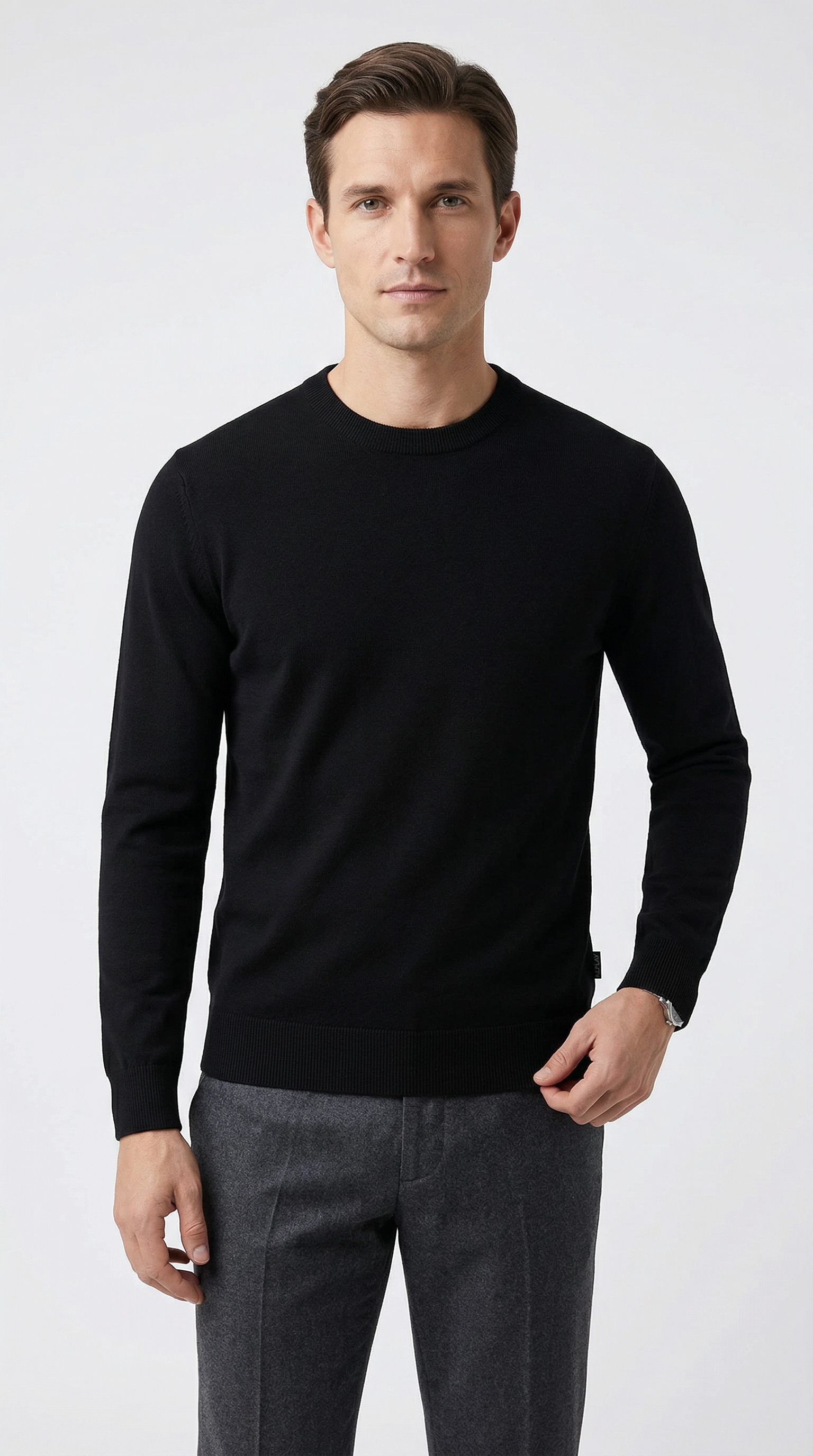 Replay Strickpullover mit Kaschmir-Anteil, Rundhals