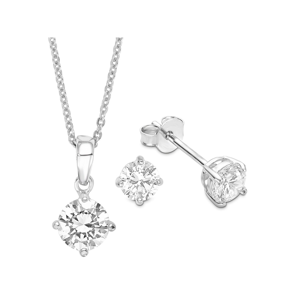 Amor Schmuckset »9964963, 9964888 Halskette und Ohrringe«, (Set, 4 tlg.)