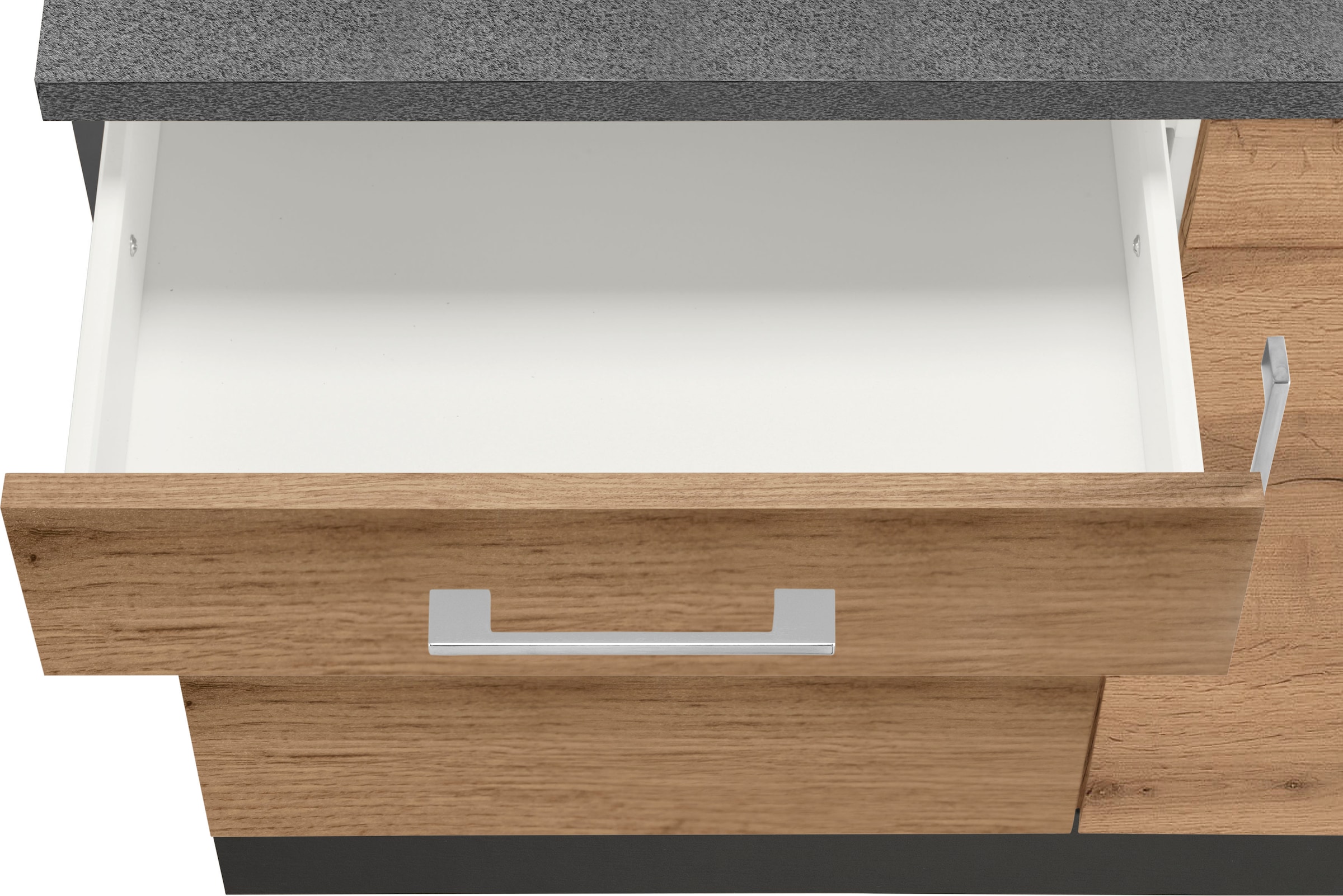 KOCHSTATION Küchenzeile »KS-Colmar«, mit E-Geräten, Breite 210 cm