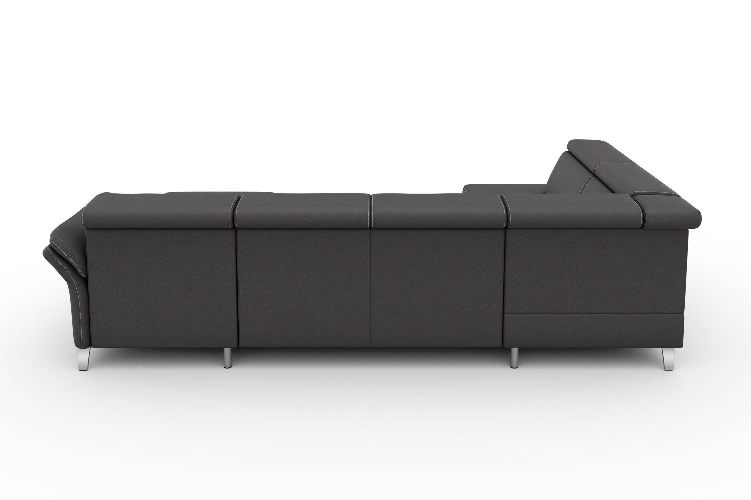 sit&more Wohnlandschaft »Vincenzo U-Form«, inklusive Kopfteilverstellung, wahlweise mit Bettfunktion, Bettkasten