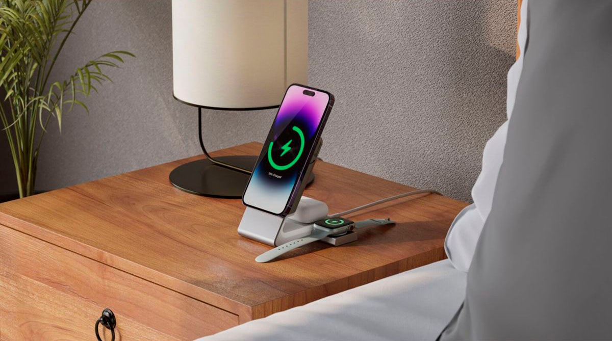 ALOGIC Powerstation »Matrix+ 3-in-1 Magnetic Charger+Power Bank+AW Puk« Matrix+ 3-in-1 Magnetic Charger+Power Bank+AW Puk white