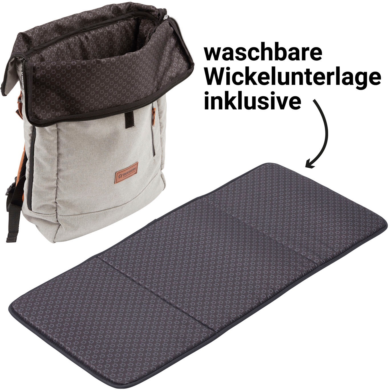 Gesslein Wickelrucksack »N°6, orange«, Made in Germany