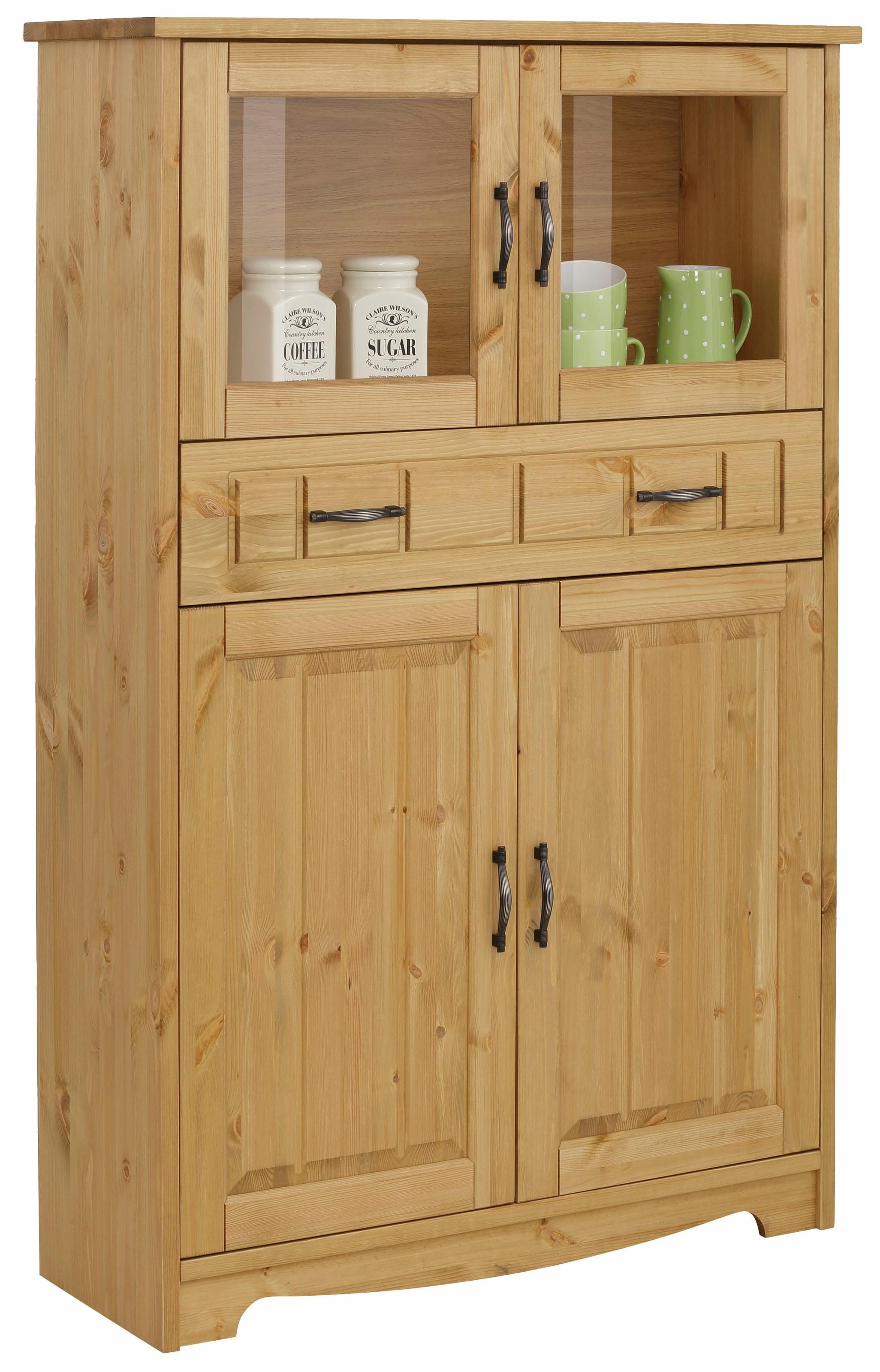 Home affaire Highboard "Trinidad", Vitrine, Breite 102 cm günstig online kaufen