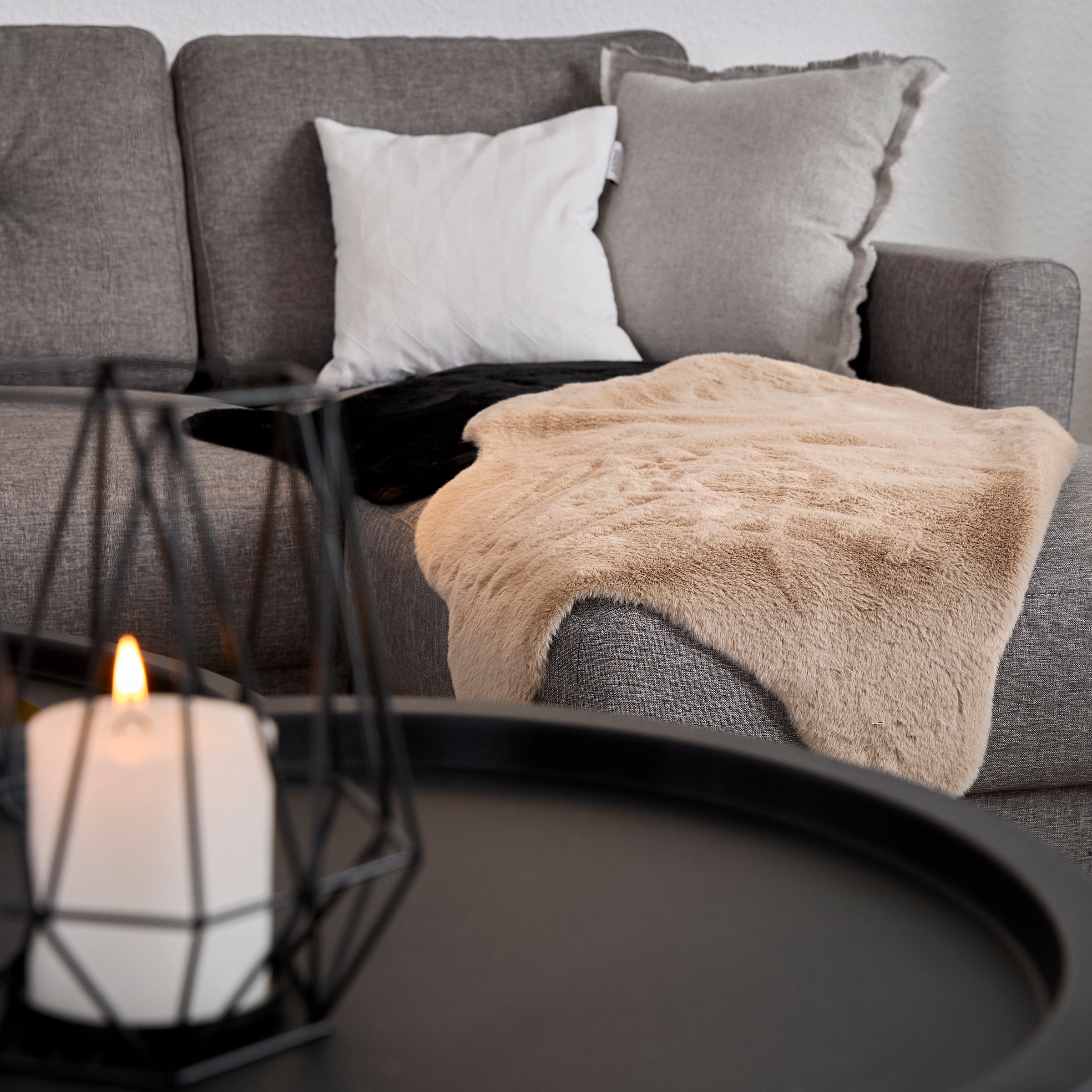 ASTRA Fellteppich »Elda , Kunstfell« rechteckig 13 mm Höhe Dekofell, kuschelweich,  Wohnzimmer, Kinderzimmer, Kaninchenhaptik