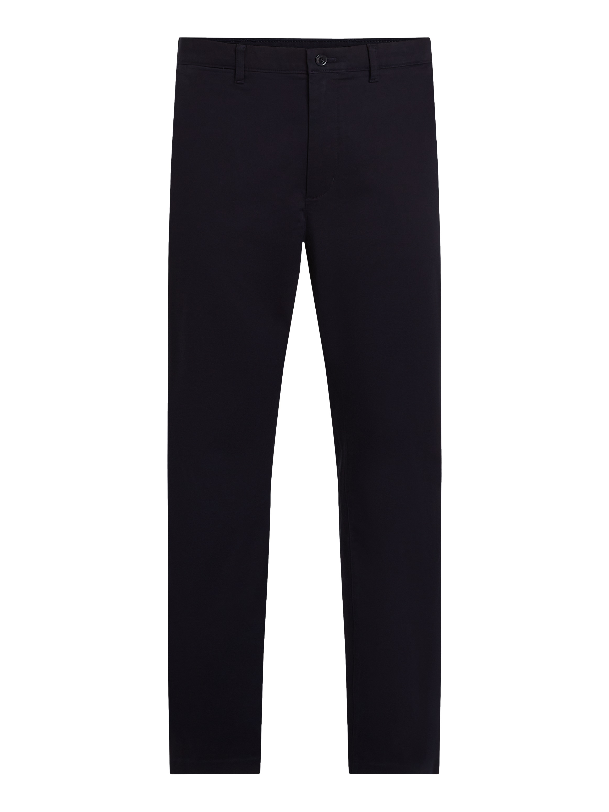 Tommy Hilfiger Chinohose »DENTON CHINO SATIN«, mit Gesäßtaschen mit Knopf, Logostickerei